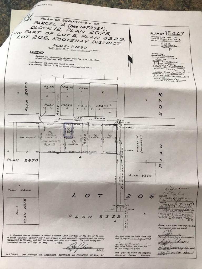 "Build Your Dream Retirement Home on this Flat Lot with all services." Close to Downtown Salmo and all amenities. Salmo is in the Kootenay region southeastern BC. Nestled in the beautiful Selkirk Mountains. Home of the oldest phone booth, 465 yr old tree hollowed out in front of Trout Lake. Call for info to make Salmo your home.