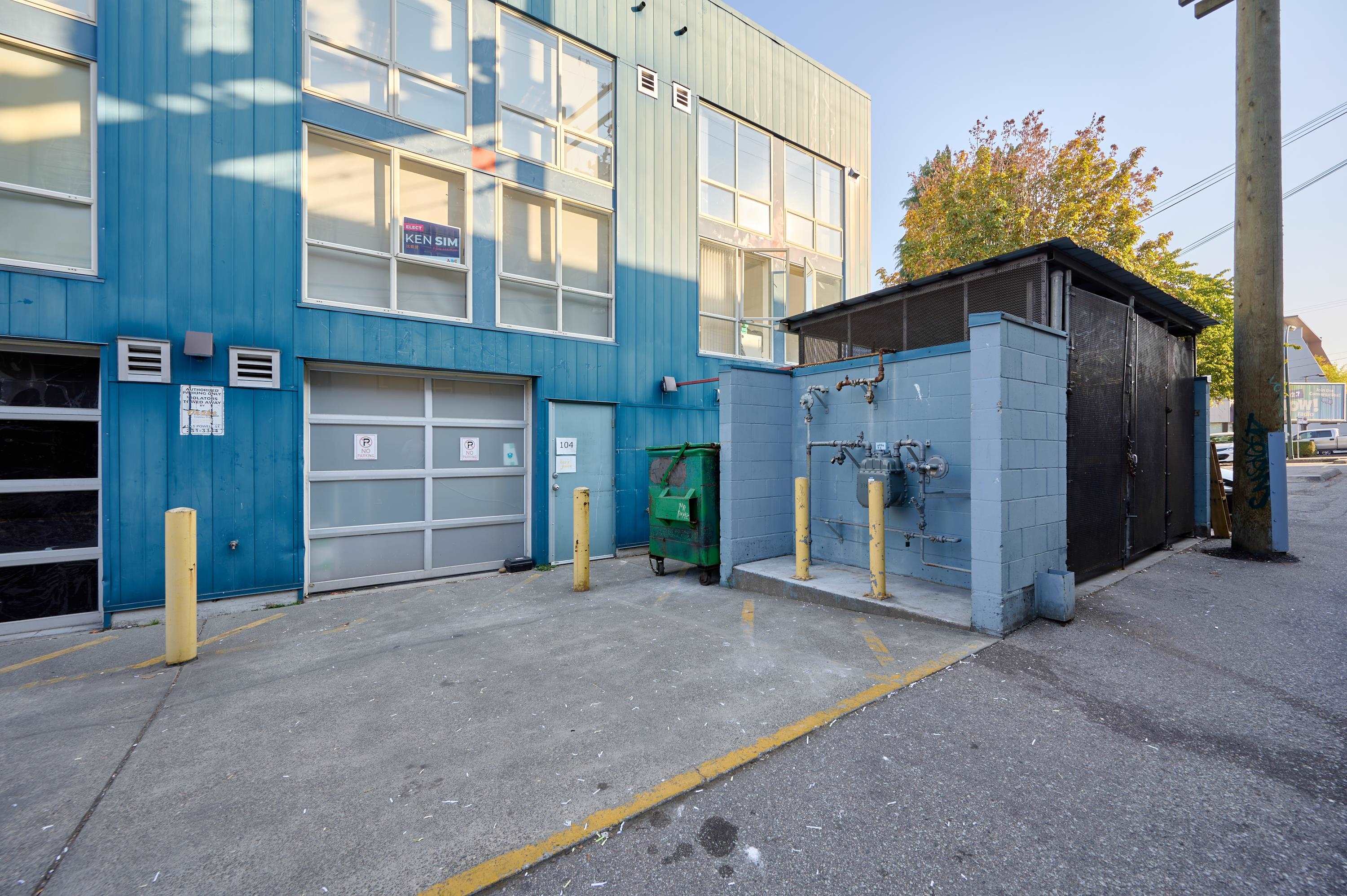 104-338 W8TH AVENUE, Vancouver, British Columbia, ,Industrial,For Lease,C8047500