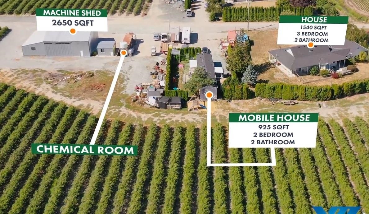 Sumas Prairie House with Acreage for sale:  3 bedroom 1,541 sq.ft. (Listed 2021-09-29)
