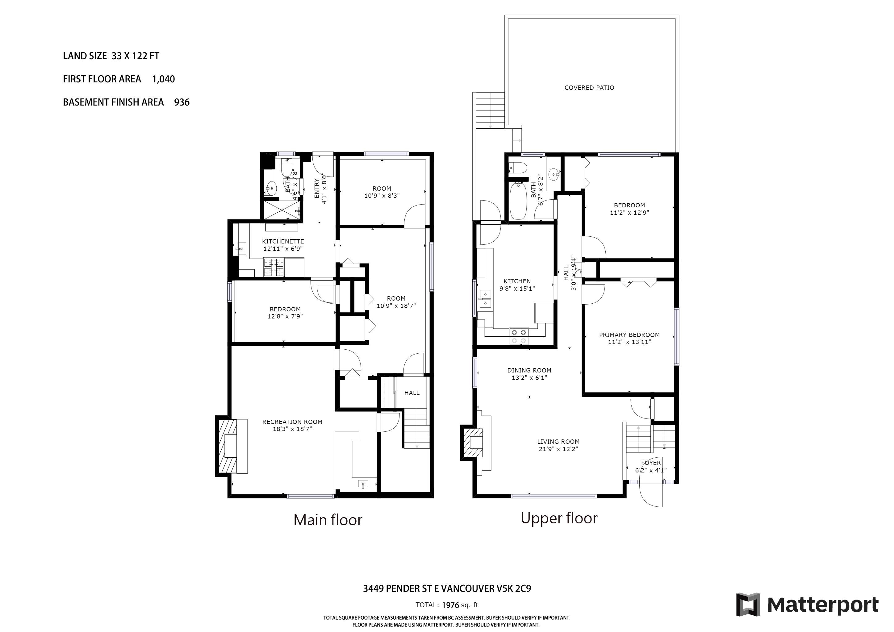 3449 PENDER, British Columbia V5K 2C9, 4 Bedrooms Bedrooms, ,2 BathroomsBathrooms,Residential Detached,For Sale,PENDER,R2626248