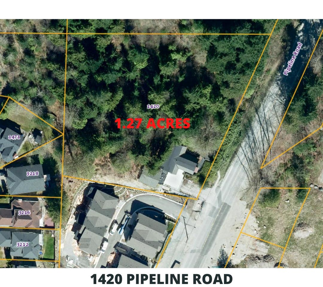 1420 PIPELINE, Coquitlam, British Columbia V3E 2X2, ,Land Only,For Sale,PIPELINE,R2656552
