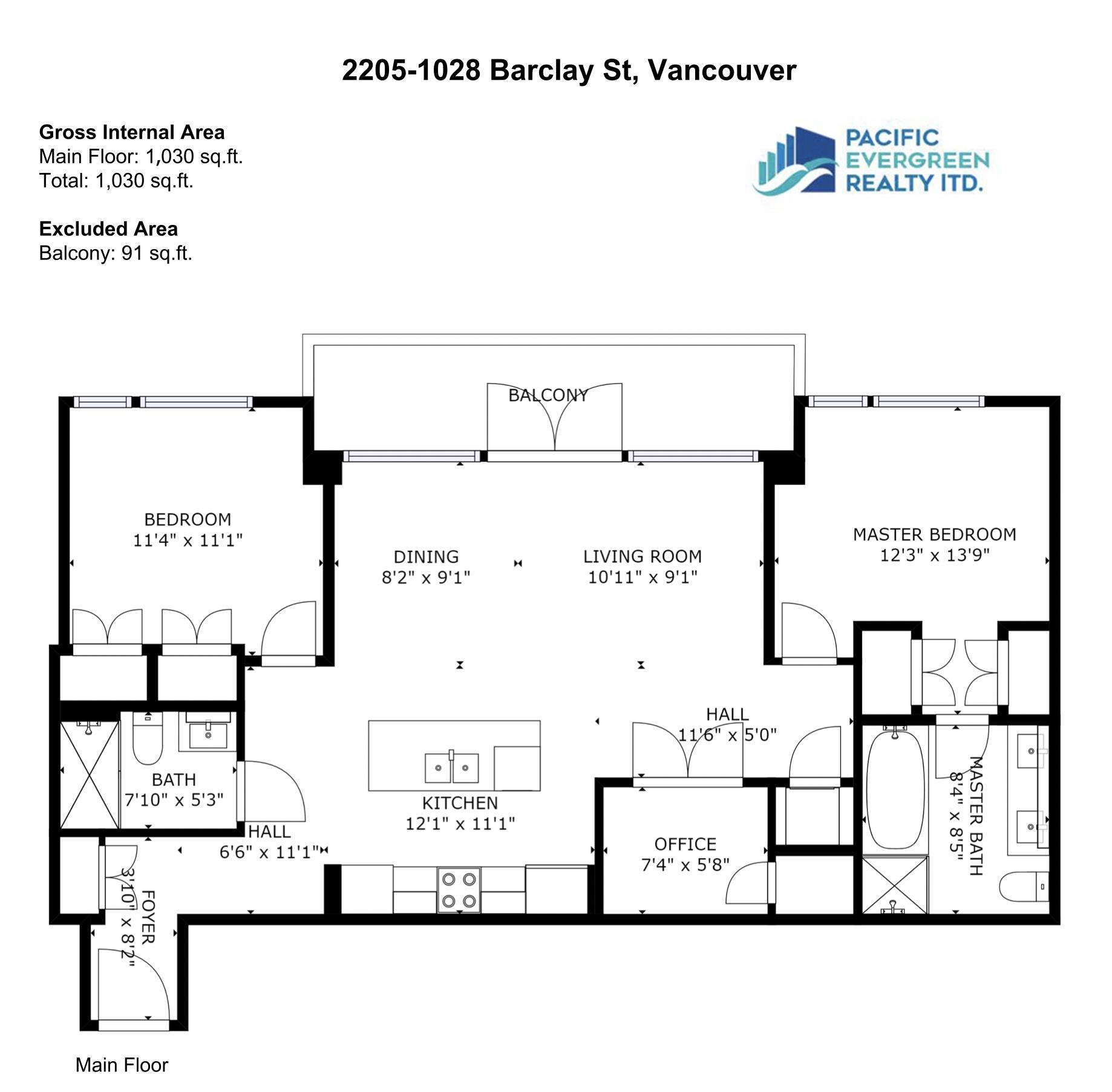 1028 BARCLAY, Vancouver, British Columbia V6E 0B1, 2 Bedrooms Bedrooms, ,2 BathroomsBathrooms,Residential Attached,For Sale,BARCLAY,R2670543