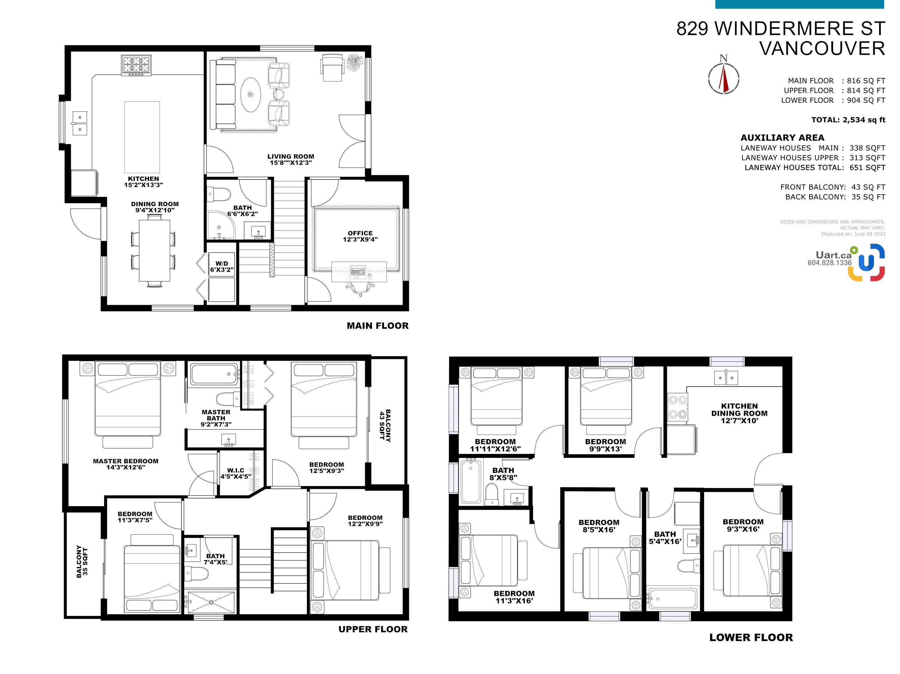 829 WINDERMERE, British Columbia V5K 4J5, 13 Bedrooms Bedrooms, ,7 BathroomsBathrooms,Residential Detached,For Sale,WINDERMERE,R2704922