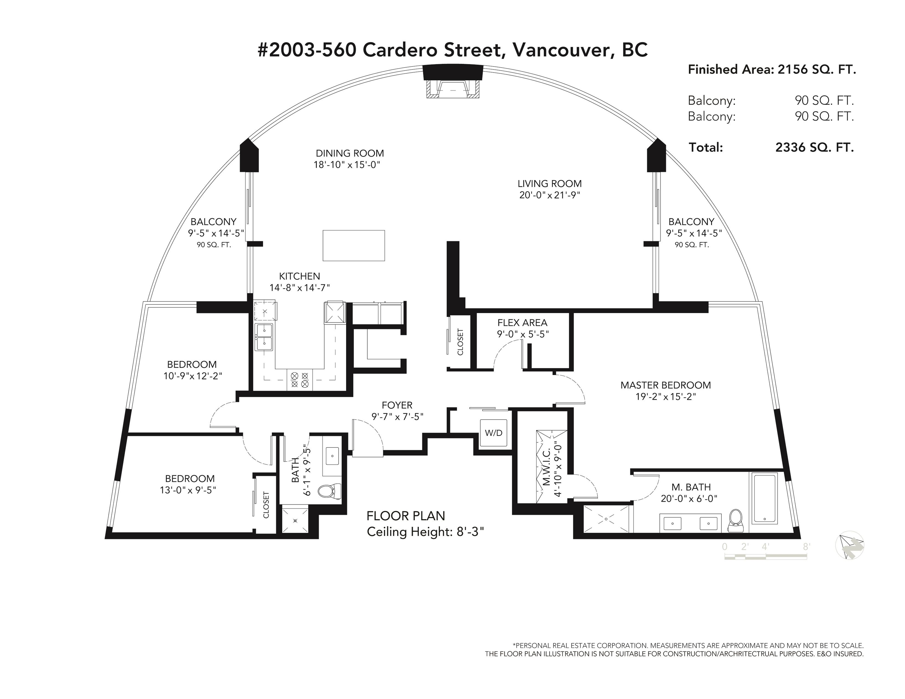 560 CARDERO, Vancouver, British Columbia V6G 2W6, 3 Bedrooms Bedrooms, ,2 BathroomsBathrooms,Residential Attached,For Sale,CARDERO,R2718591