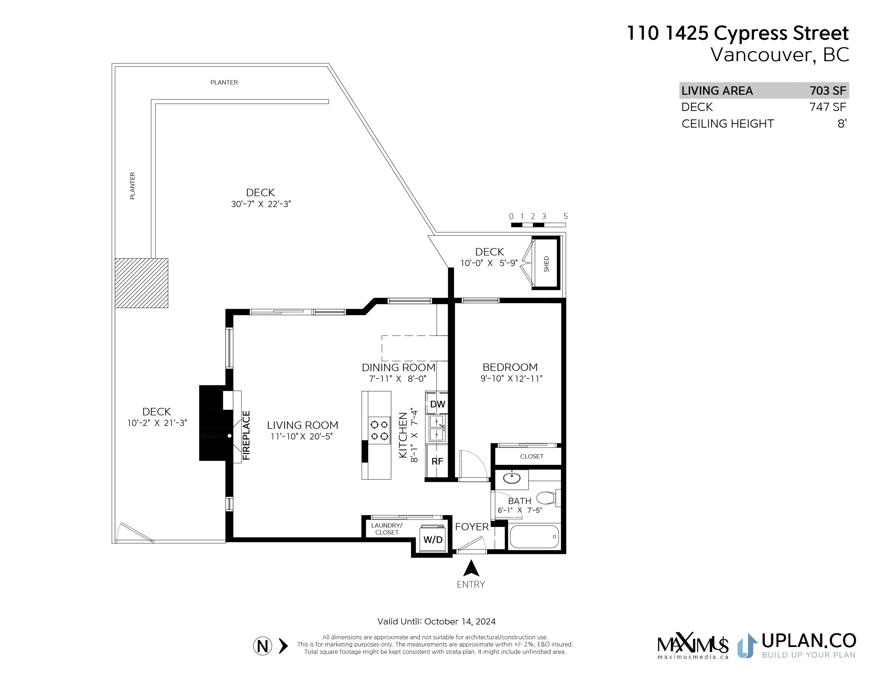 1425 CYPRESS, Vancouver, British Columbia V6J 3L1, 1 Bedroom Bedrooms, ,1 BathroomBathrooms,Residential Attached,For Sale,CYPRESS,R2731903