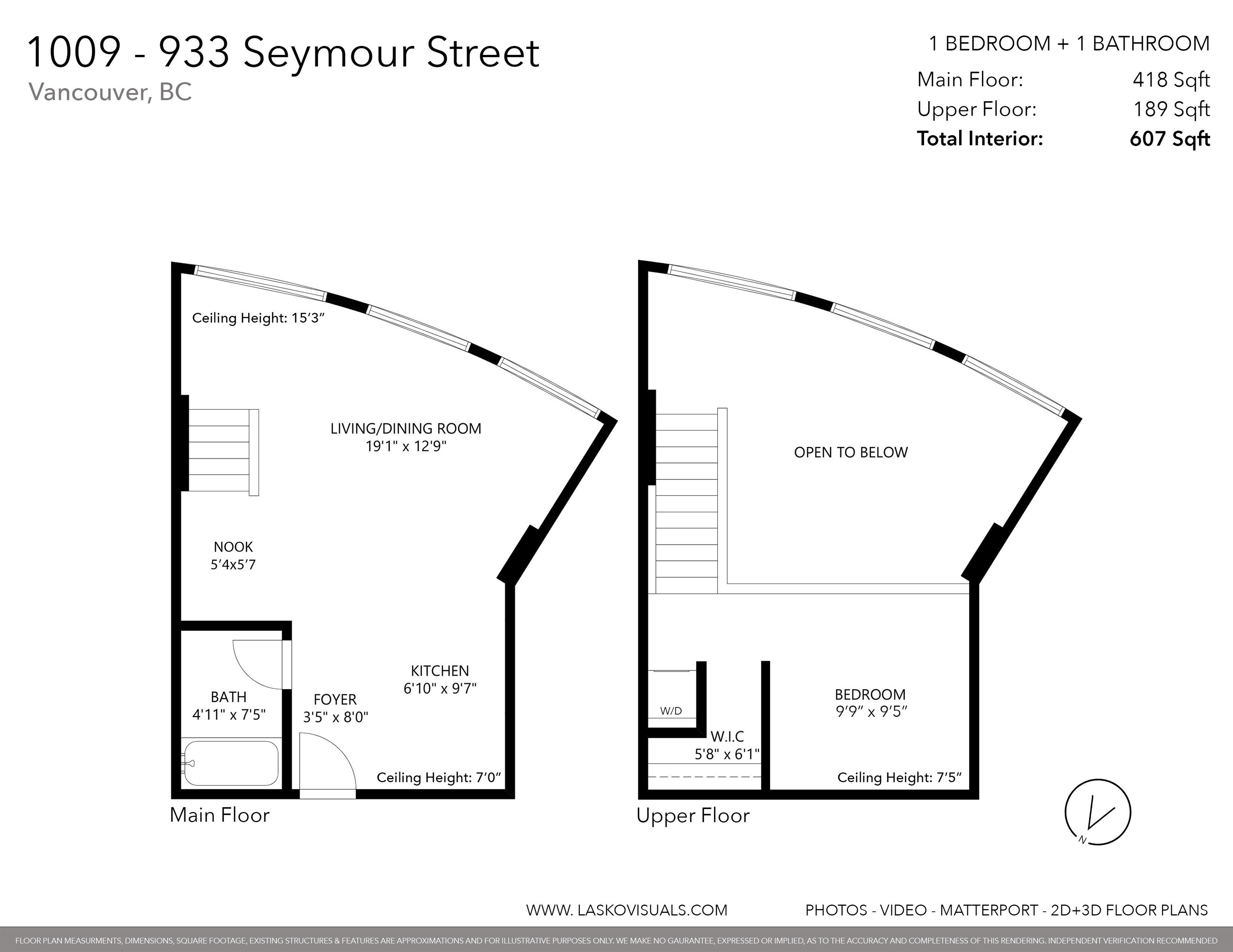 933 SEYMOUR, Vancouver, British Columbia V6B 6L6, 1 Bedroom Bedrooms, ,1 BathroomBathrooms,Residential Attached,For Sale,SEYMOUR,R2739210