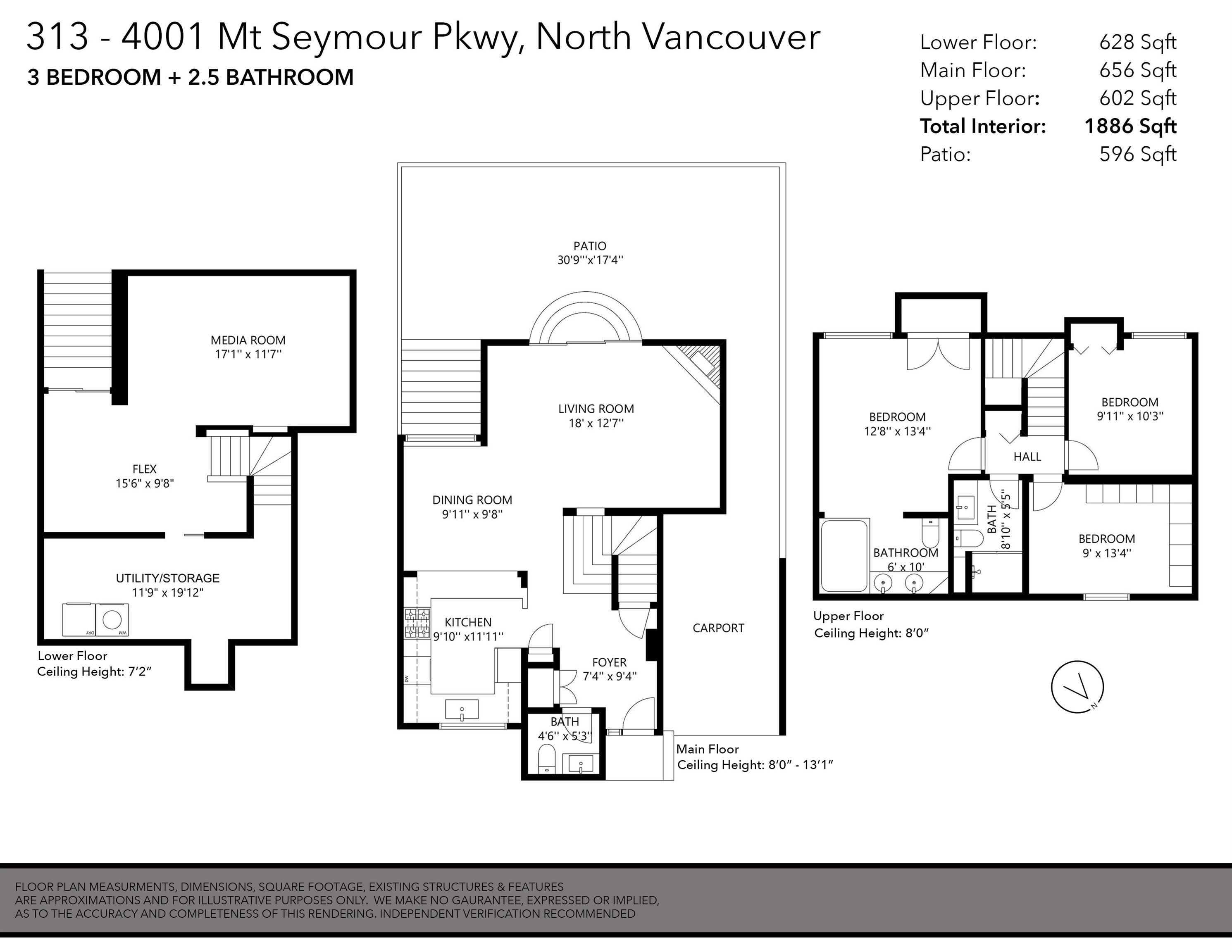 4001 MT SEYMOUR, North Vancouver, British Columbia V7G 1C2, 3 Bedrooms Bedrooms, ,2 BathroomsBathrooms,Residential Attached,For Sale,MT SEYMOUR,R2740161