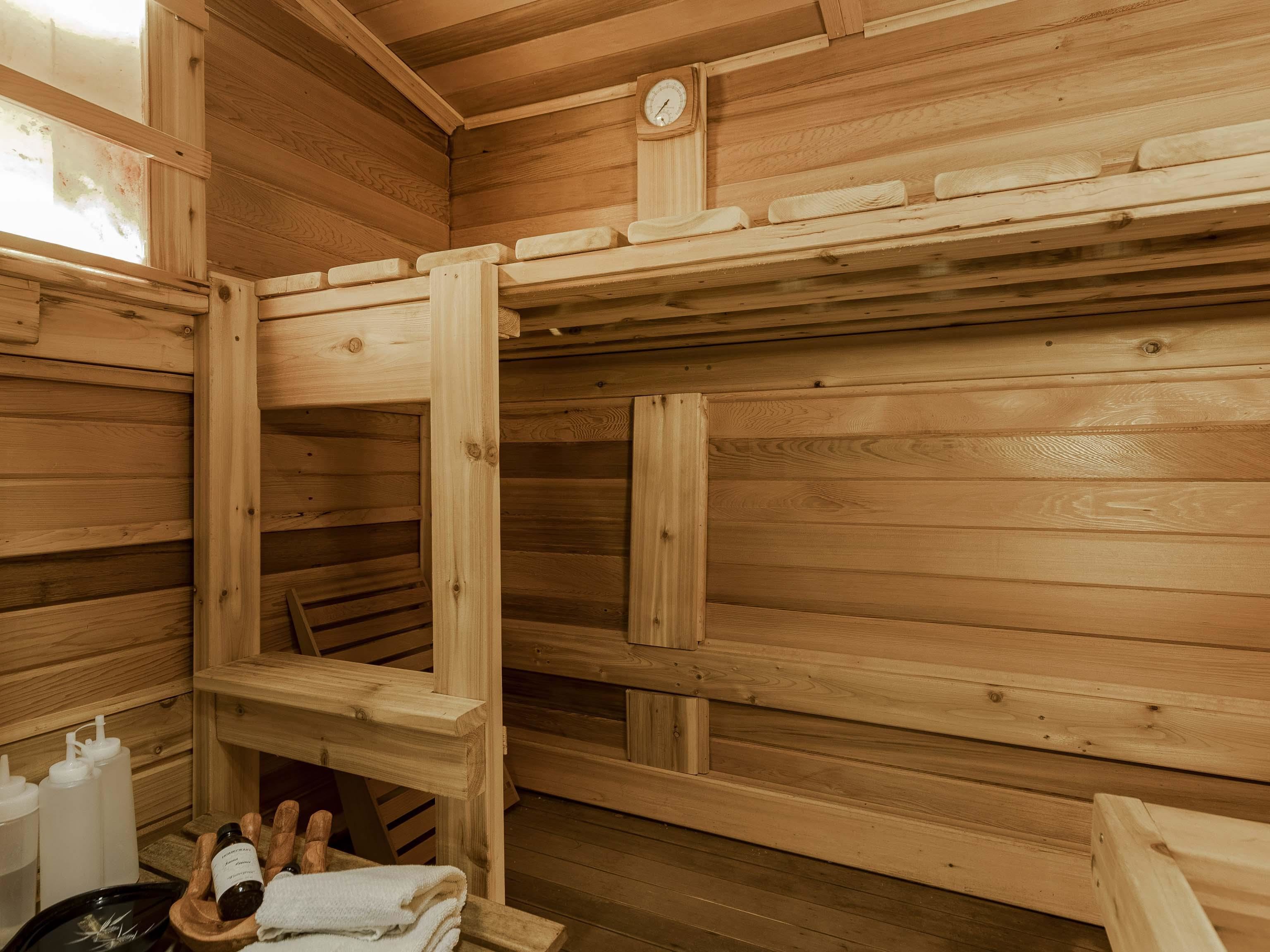 Hand crafted sauna