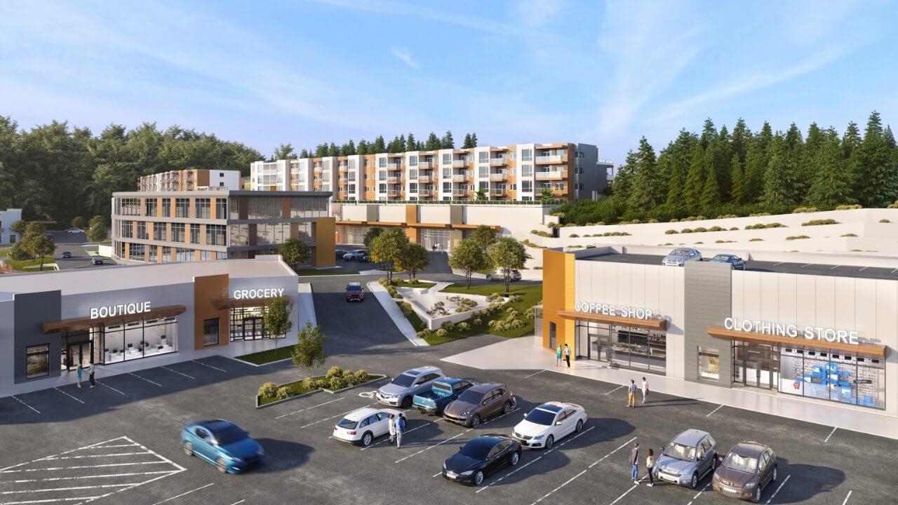 A CONVENIENT VILLAGE ONE-STOP-SHOPPING  Beautifully landscaped pathways and plazas connect Wren+Raven to the upcoming Outlook Village, a brand new mixed-use complex designed in the spirit of friendly small town Main Streets