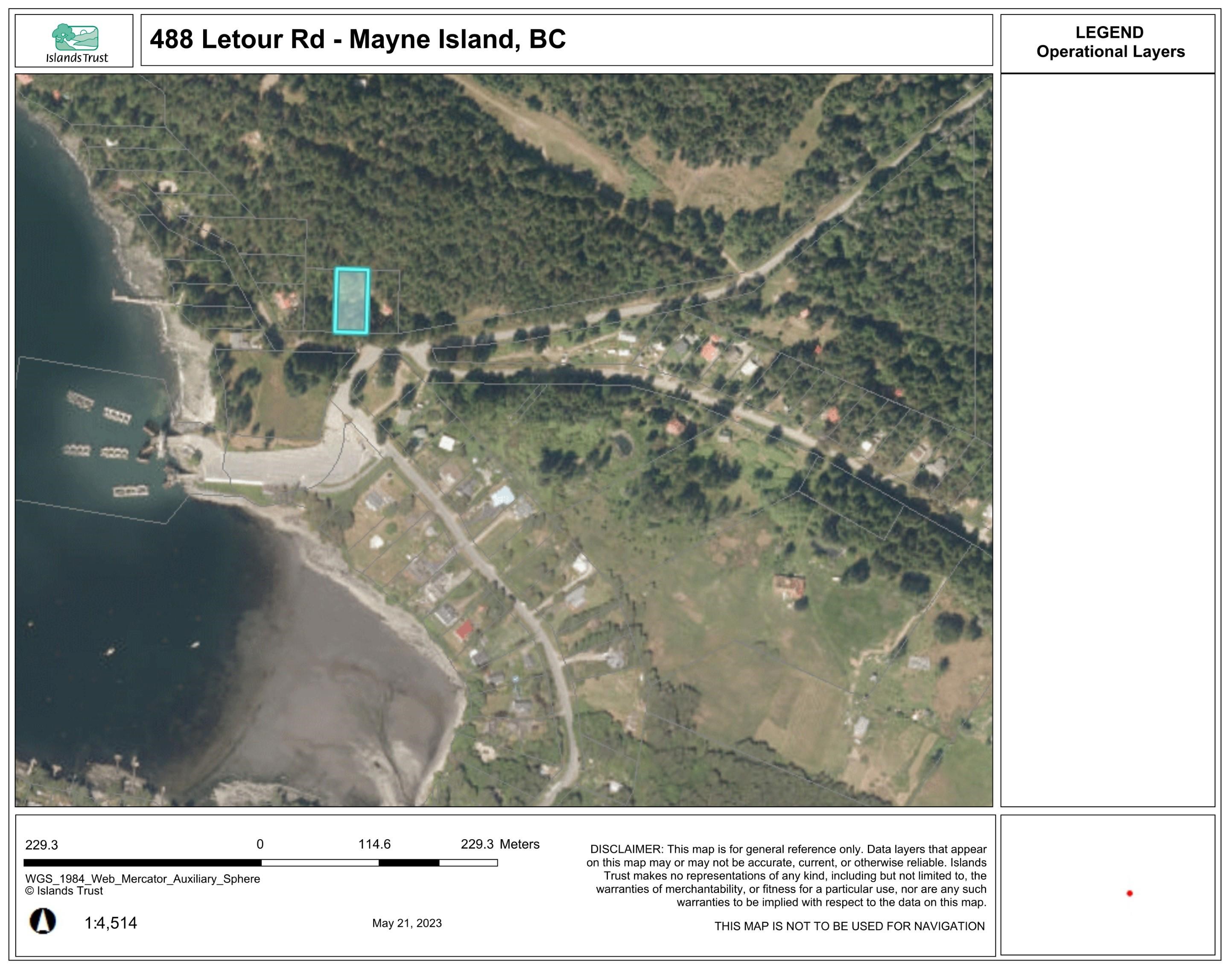 488 LETOUR, Mayne Island, British Columbia , Land Only,For Sale, MLS-R2779651, Richmond Condo for Sale