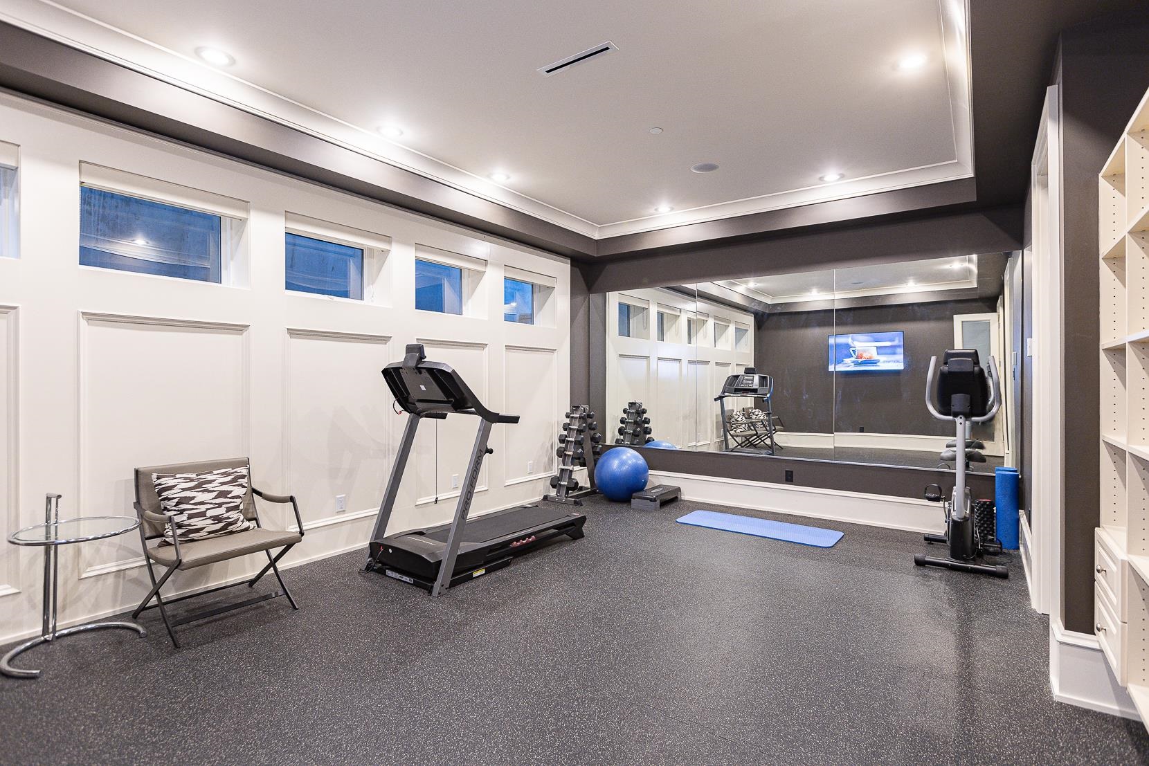 Stay active and maintain your fitness routine in a fully equipped private gym