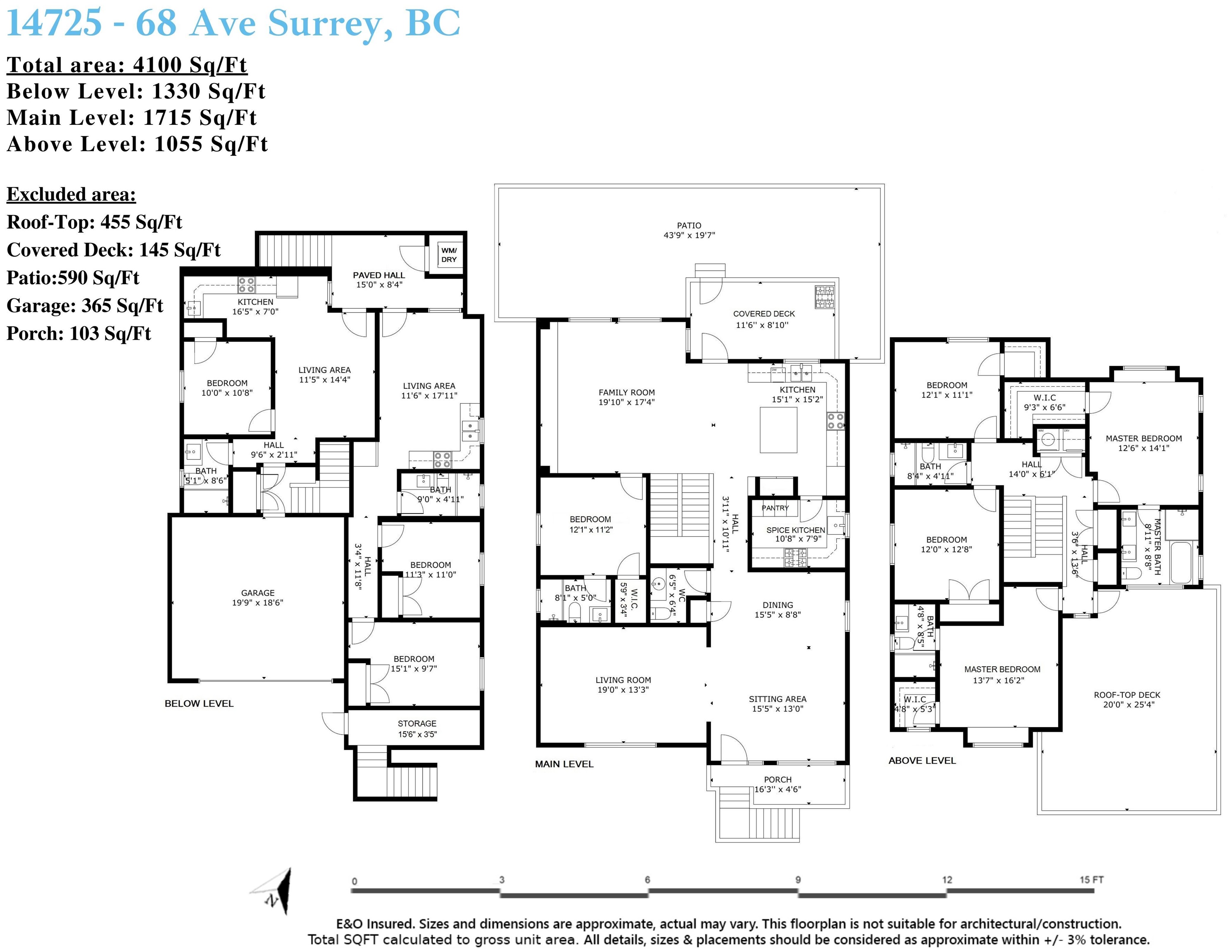14725 68 AVENUE, Surrey, British Columbia, 8 Bedrooms Bedrooms, ,7 BathroomsBathrooms,Residential Detached,For Sale,R2781577