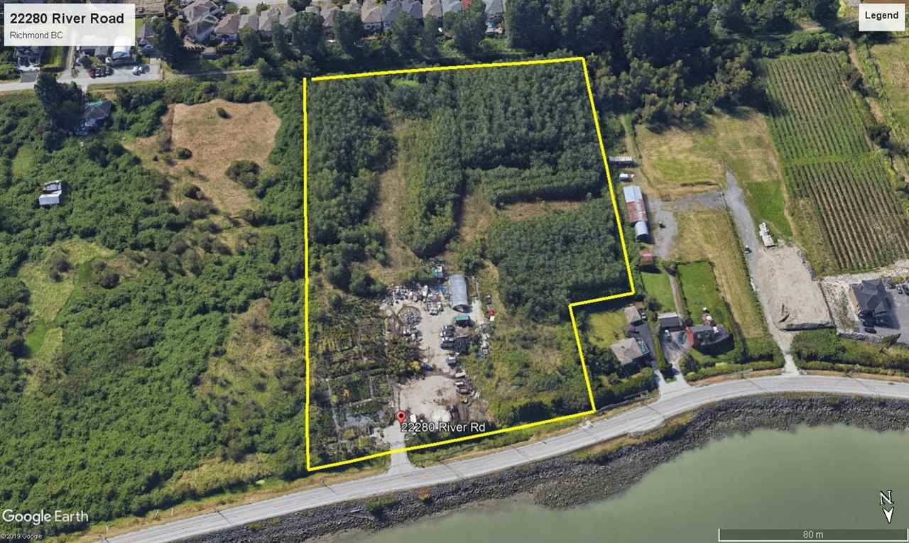 22280 RIVER, Richmond, British Columbia, ,Land Only,For Sale,R2826432