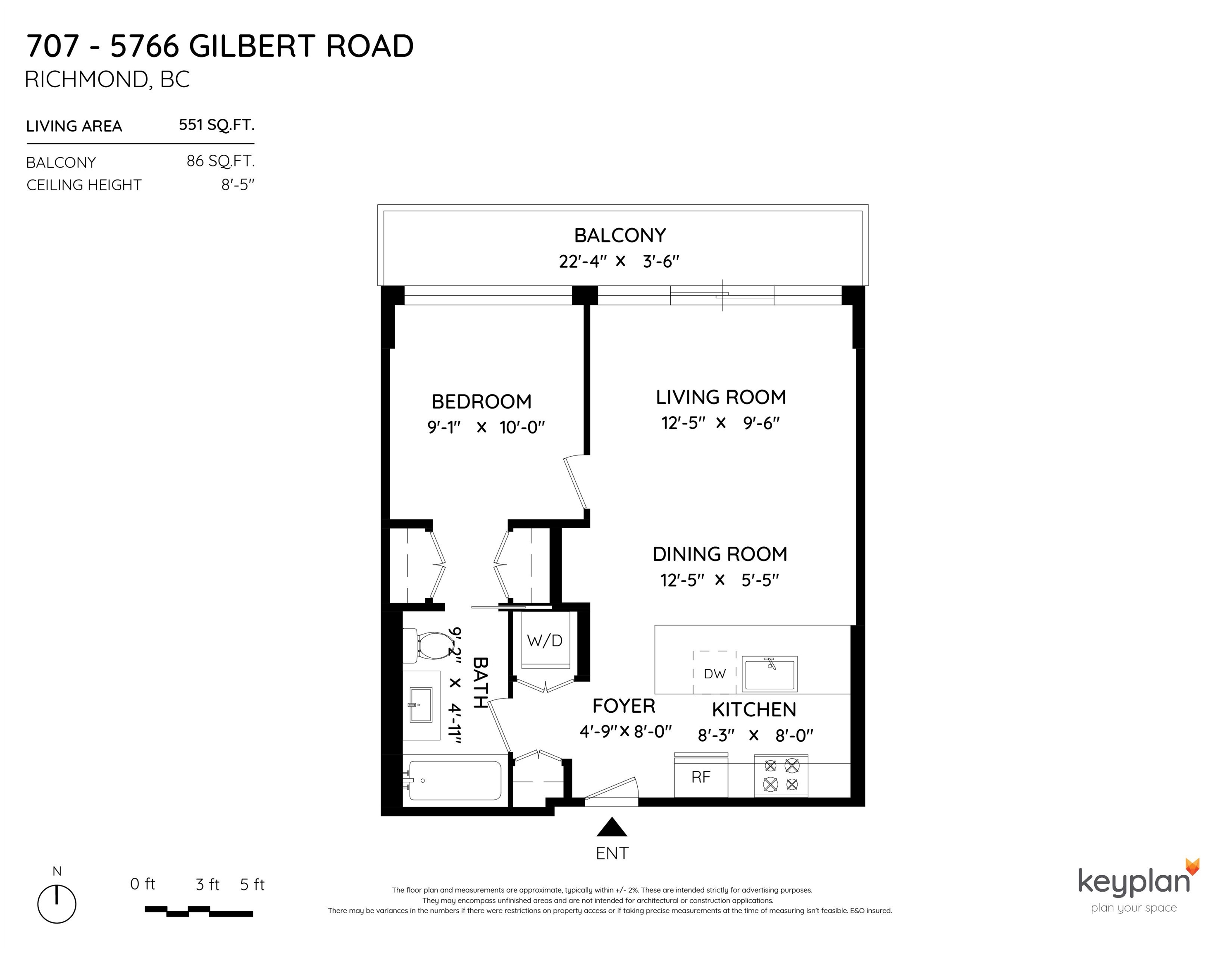 Michael Sung, 707-5766 GILBERT ROAD, Richmond, British Columbia, 1 Bedroom, 1 Bathroom, Residential Attached,For Sale ,R2837201