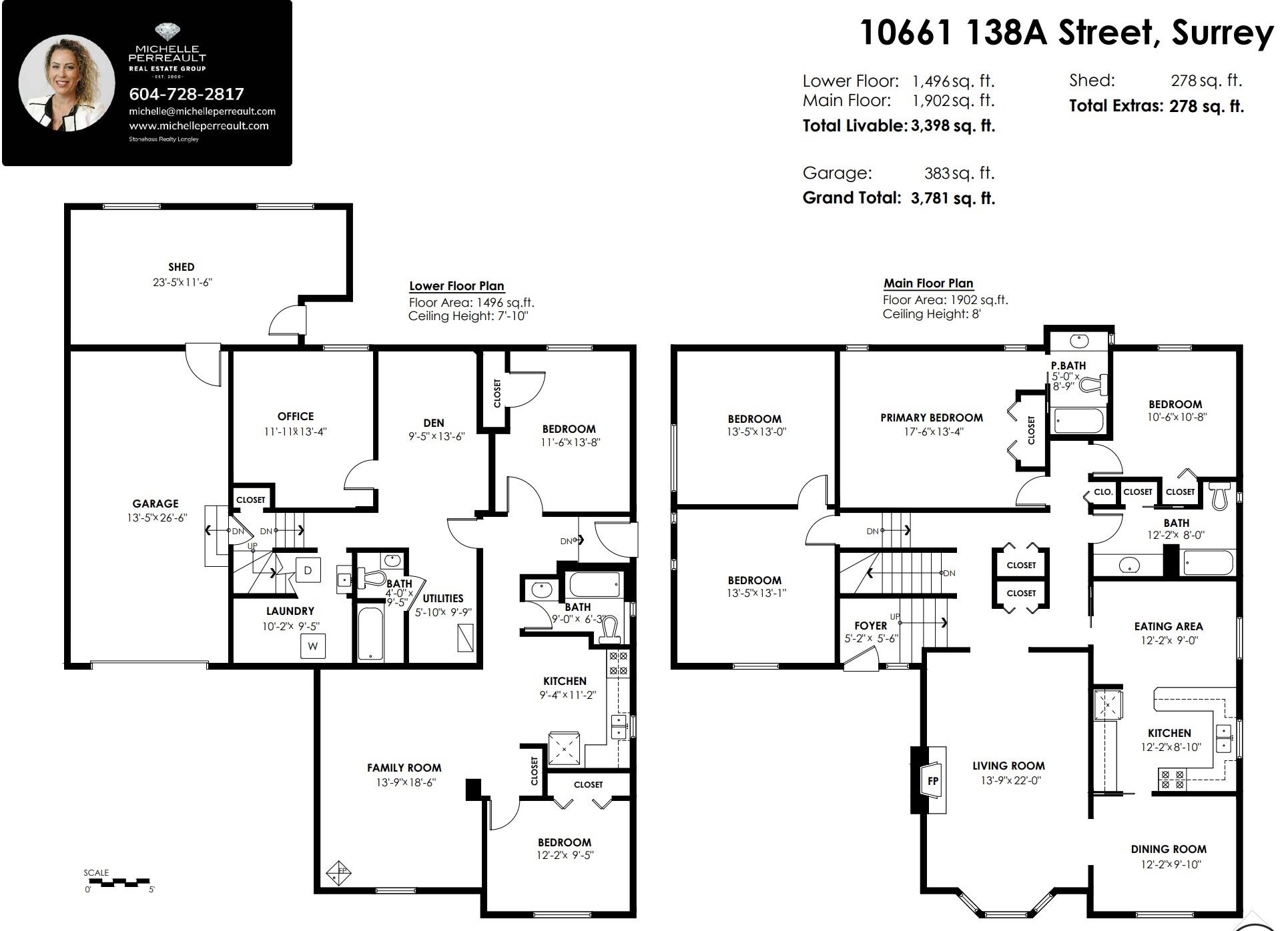 10661 138A STREET, Surrey, British Columbia, 4 Bedrooms Bedrooms, ,4 BathroomsBathrooms,Residential Detached,For Sale,R2838547