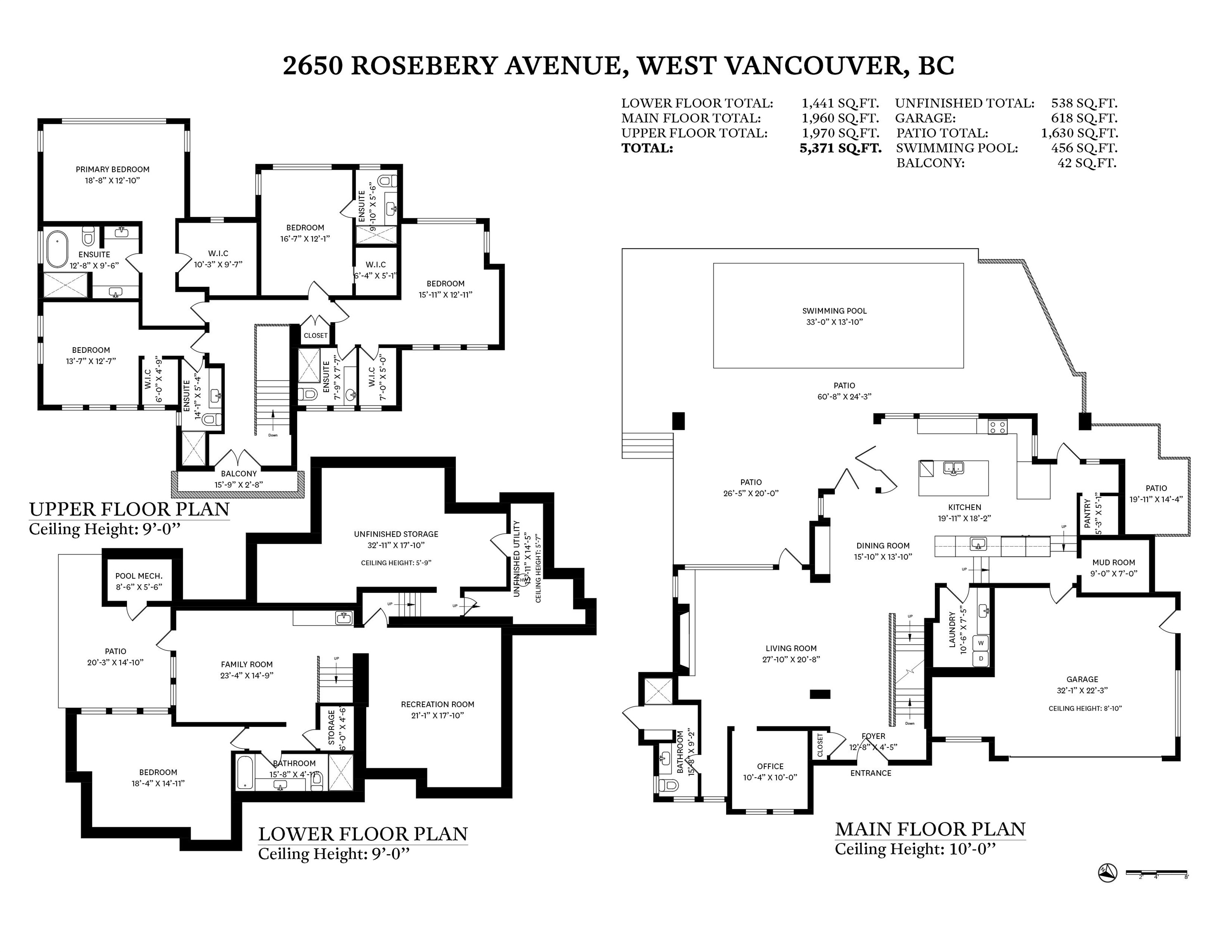 2650 ROSEBERY AVENUE, West Vancouver, British Columbia, 5 Bedrooms Bedrooms, ,6 BathroomsBathrooms,Residential Detached,For Sale,R2838749