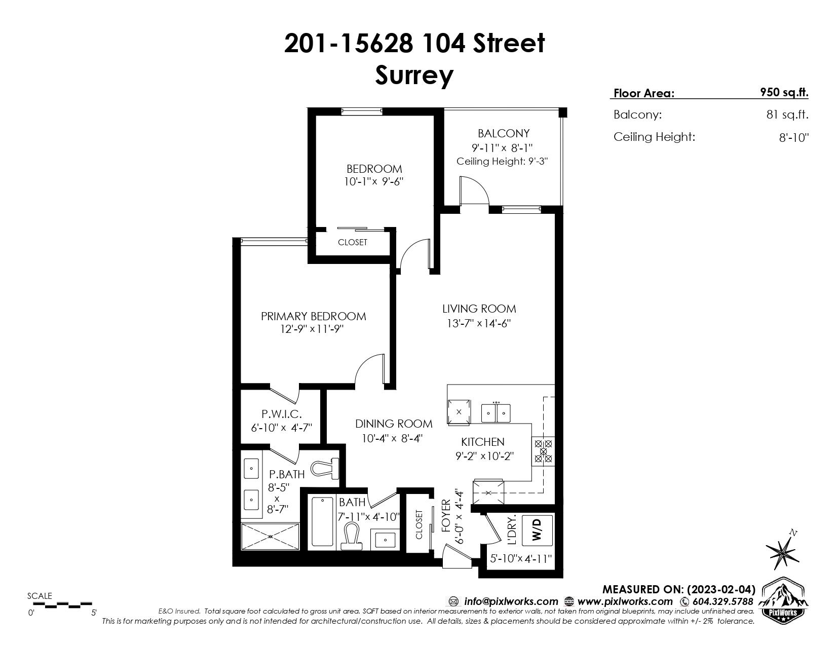 201-15628 104 AVENUE, Surrey, British Columbia, 2 Bedrooms Bedrooms, ,2 BathroomsBathrooms,Residential Attached,For Sale,R2840392
