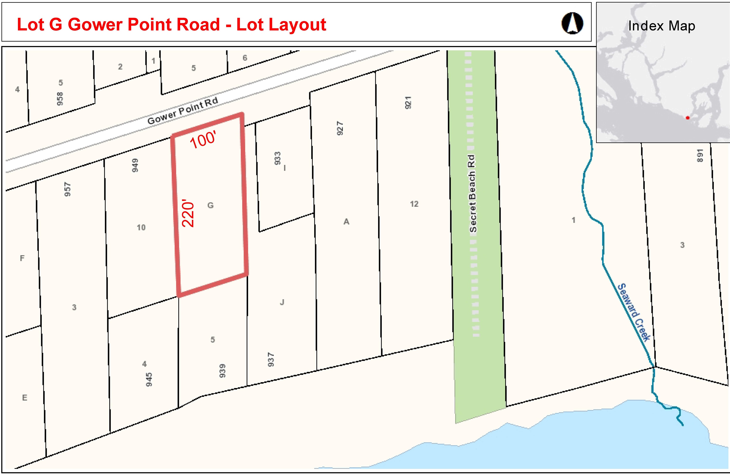 LOT G GOWER POINT, Gibsons, British Columbia, ,Land Only,For Sale,R2840439