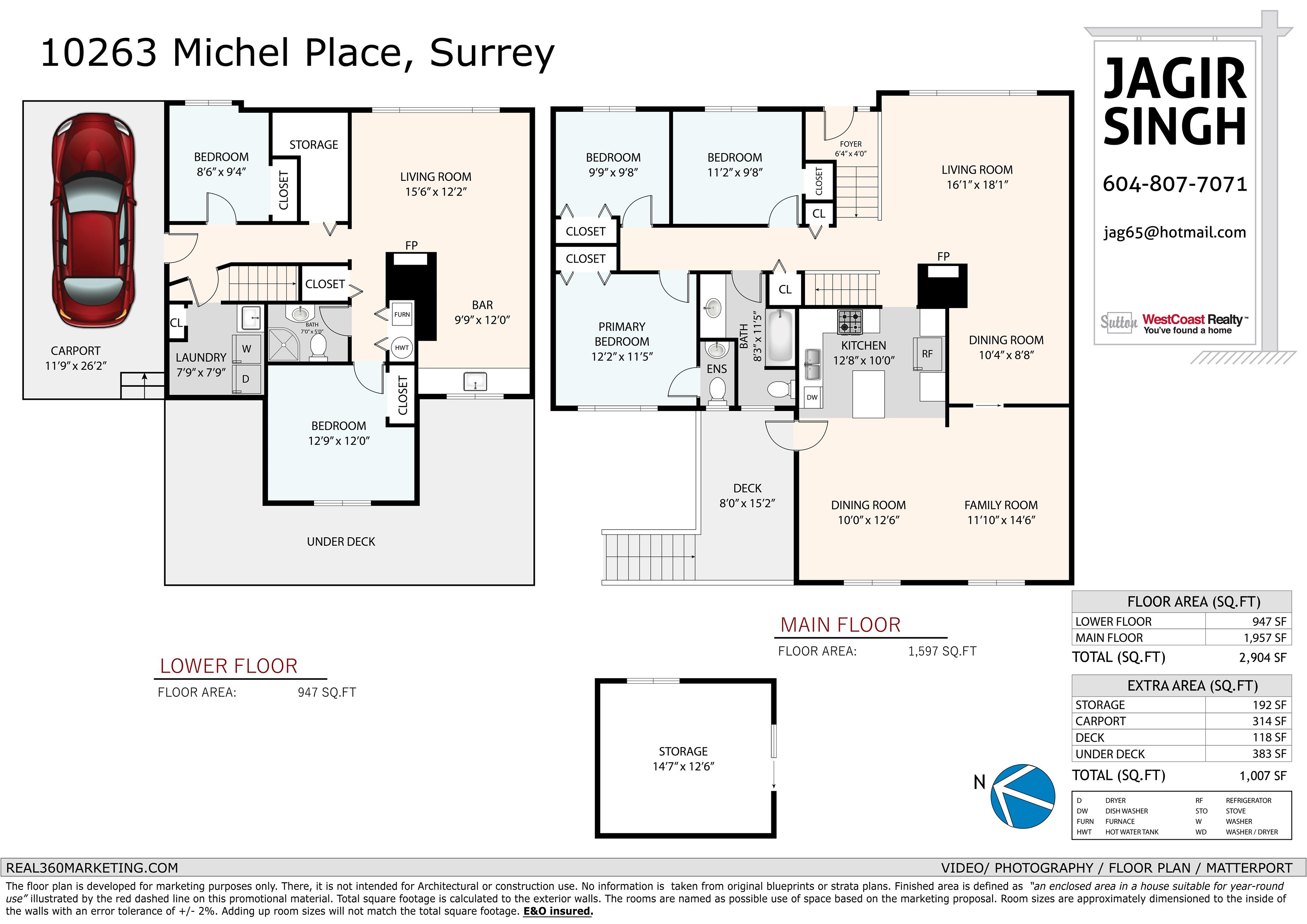 10263 MICHEL PLACE, Surrey, British Columbia, 5 Bedrooms Bedrooms, ,3 BathroomsBathrooms,Residential Detached,For Sale,R2840718