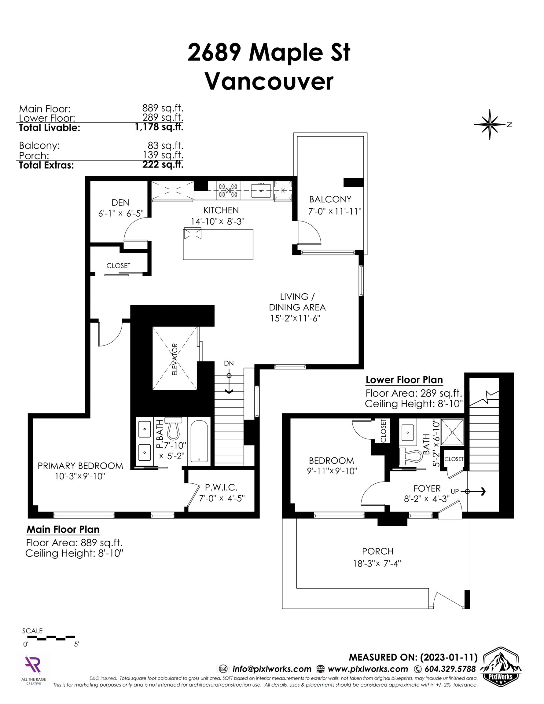 2689 MAPLE, Vancouver, British Columbia V6J 3T7, 2 Bedrooms Bedrooms, ,2 BathroomsBathrooms,Residential Attached,For Sale,MAPLE,R2840842