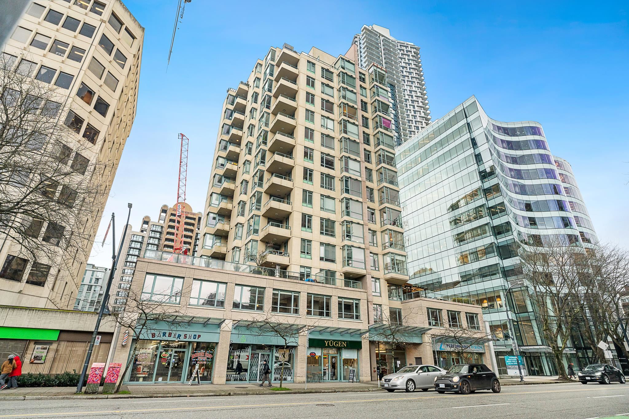 1105-1238 BURRARD STREET, Vancouver, British Columbia, 1 Bedroom Bedrooms, ,1 BathroomBathrooms,Residential Attached,For Sale,R2842496