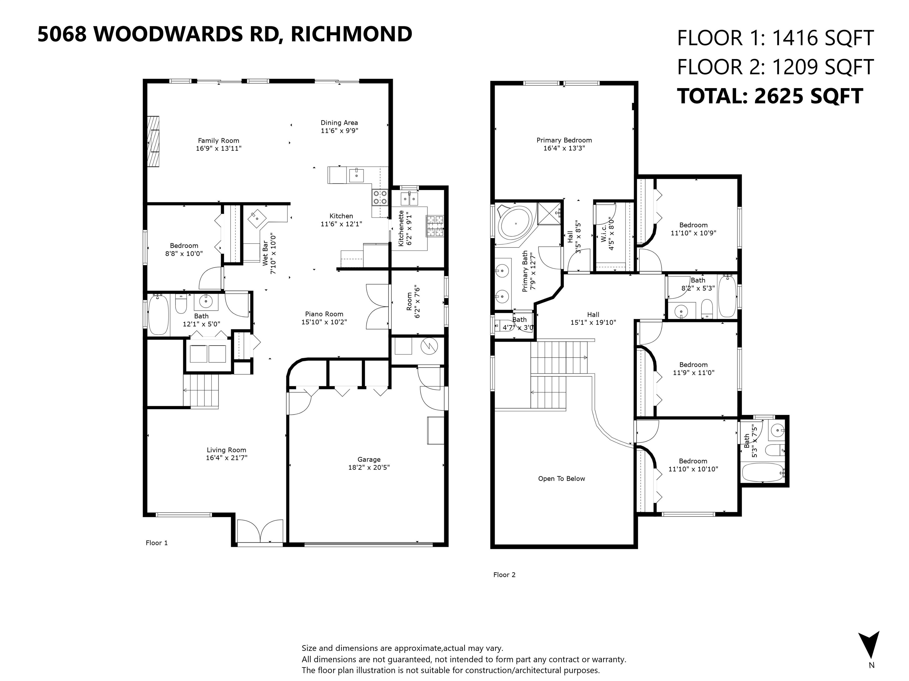 5068 WOODWARDS ROAD, Richmond, British Columbia, 5 Bedrooms Bedrooms, ,4 BathroomsBathrooms,Residential Detached,For Sale,R2842832