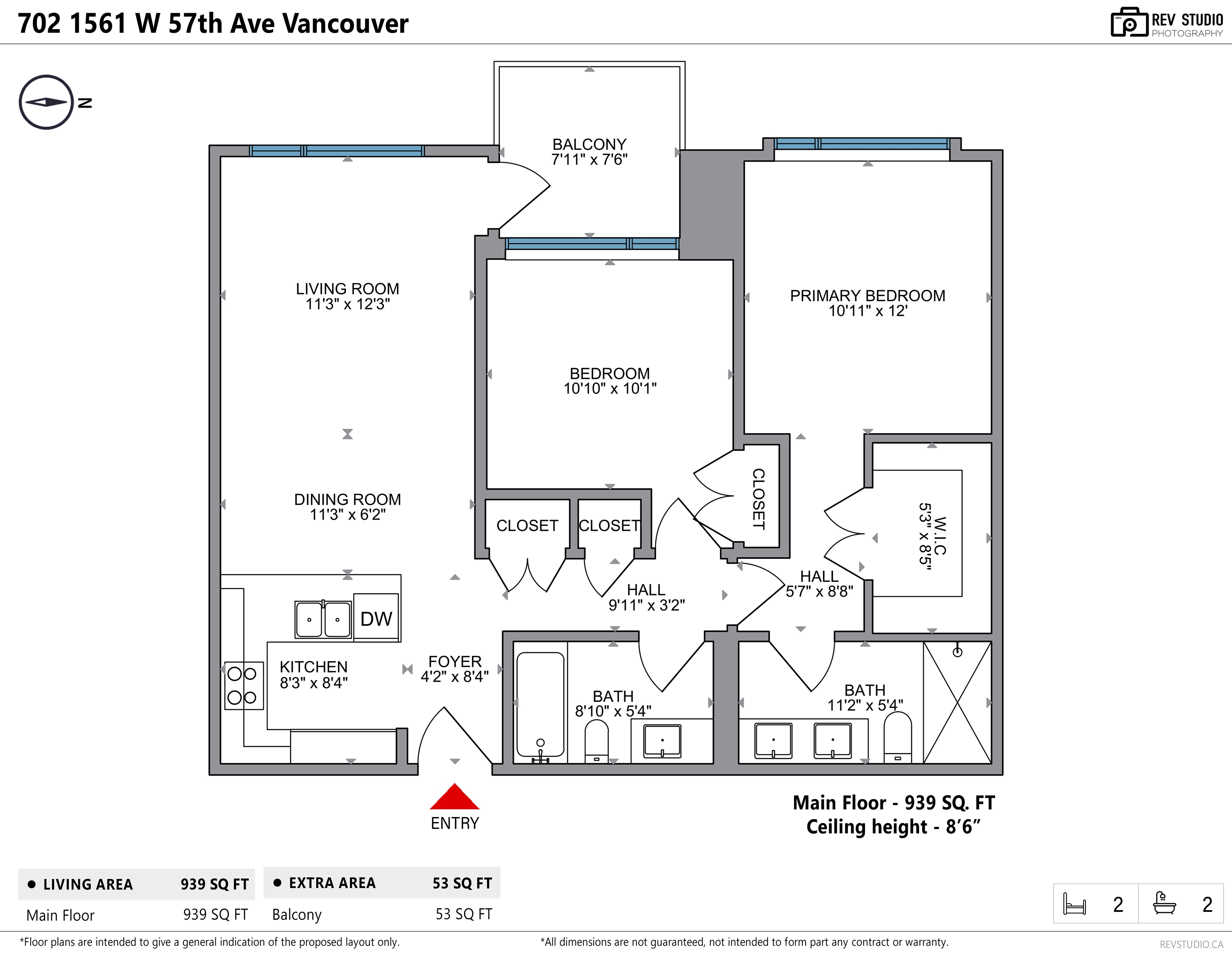 702-1561 57TH AVENUE, Vancouver, British Columbia V6P 0H5 R2845134
