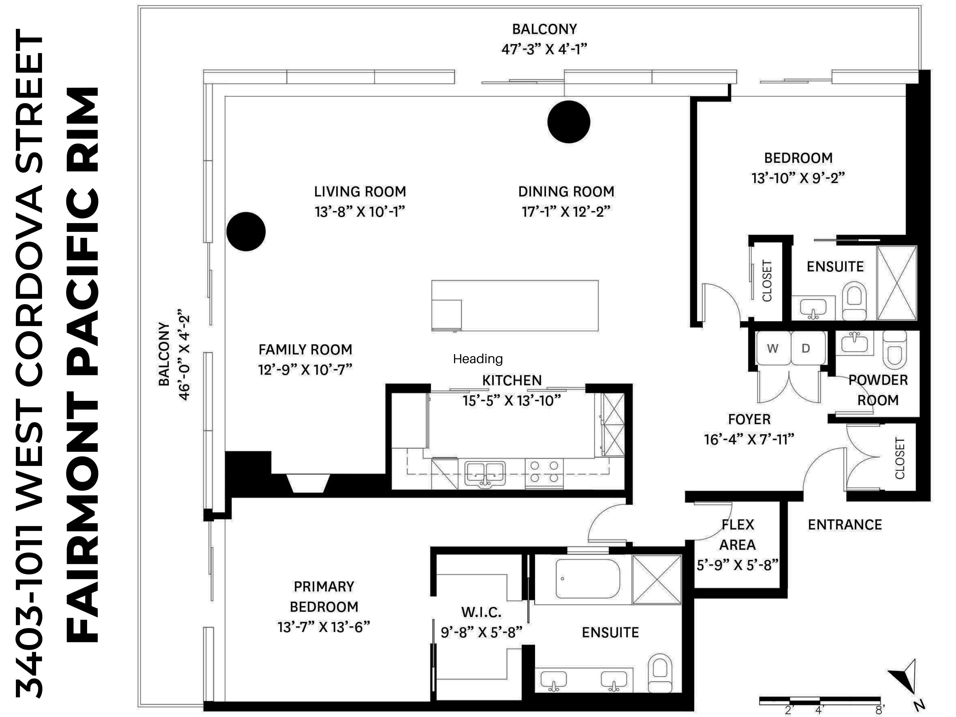 1011 CORDOVA, Vancouver, British Columbia V6C 0B2, 2 Bedrooms Bedrooms, ,2 BathroomsBathrooms,Residential Attached,For Sale,CORDOVA,R2845314