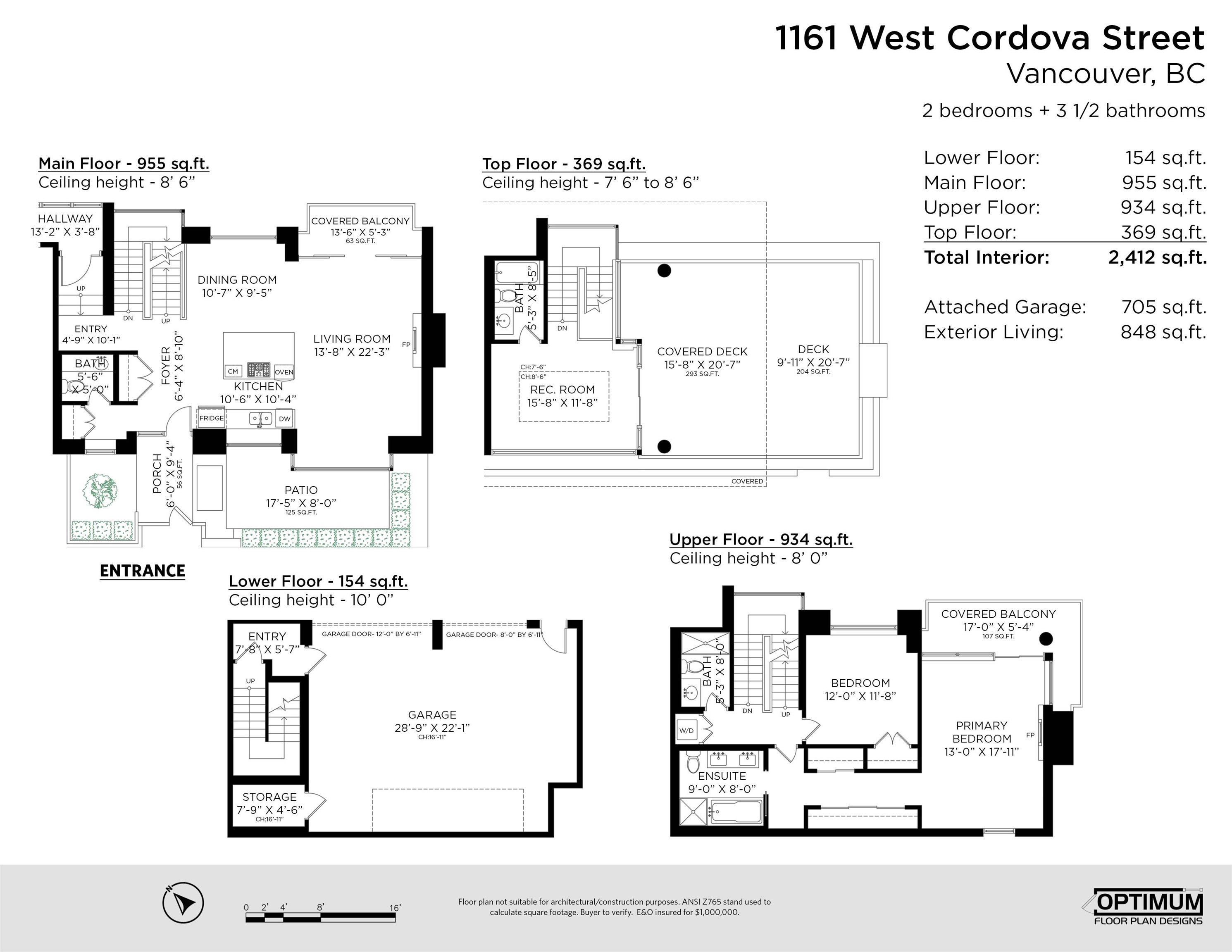 1161 WCORDOVA STREET, Vancouver, British Columbia, 2 Bedrooms Bedrooms, ,4 BathroomsBathrooms,Residential Attached,For Sale,R2845319