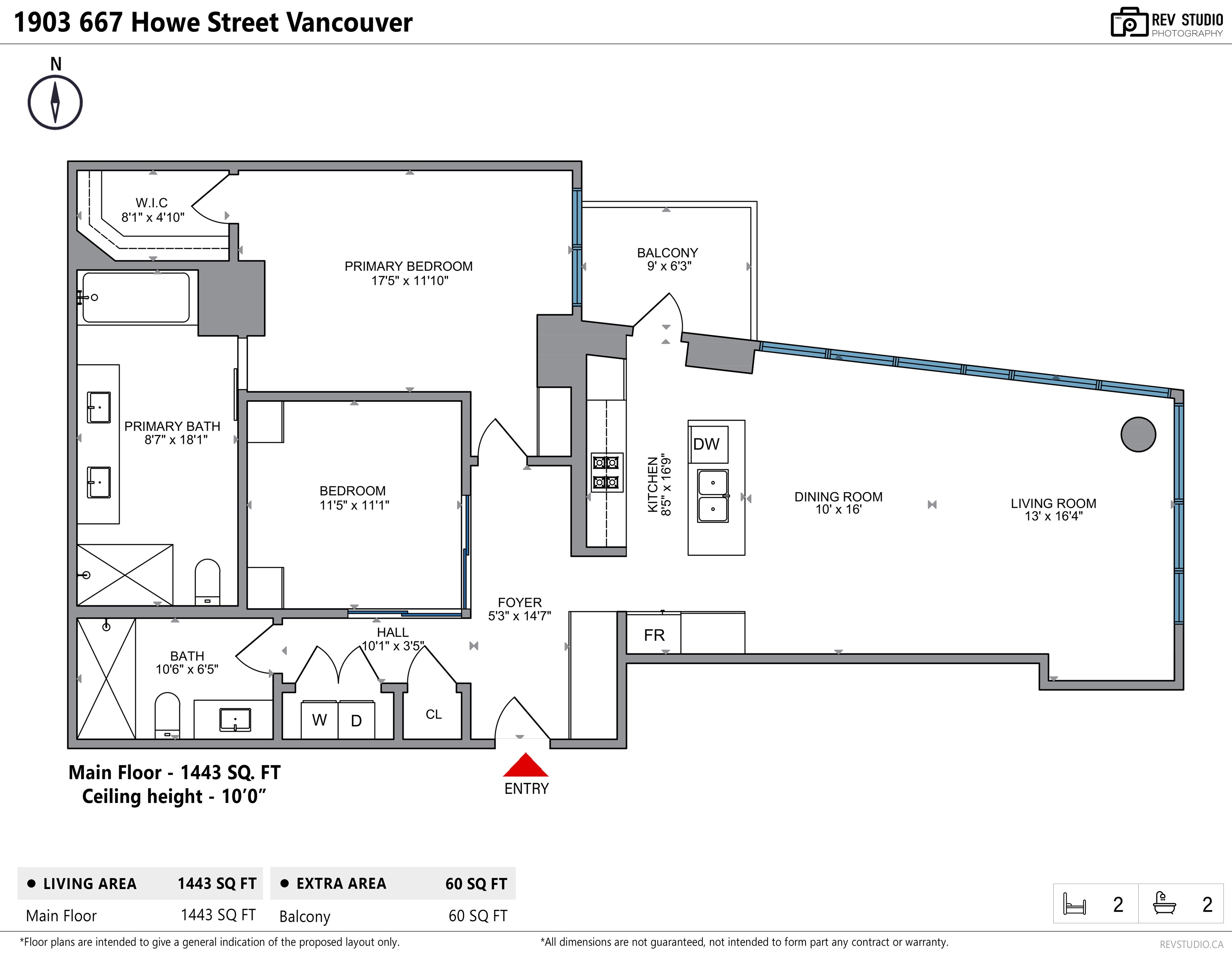 1903-667 HOWE STREET, Vancouver, British Columbia, 2 Bedrooms Bedrooms, ,2 BathroomsBathrooms,Residential Attached,For Sale,R2846188