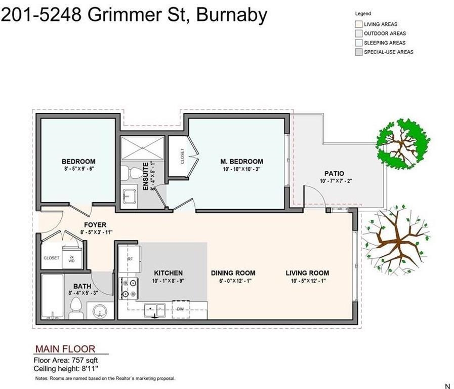 201-5248 GRIMMER STREET, Burnaby, British Columbia, 2 Bedrooms Bedrooms, ,2 BathroomsBathrooms,Residential Attached,For Sale,R2846937