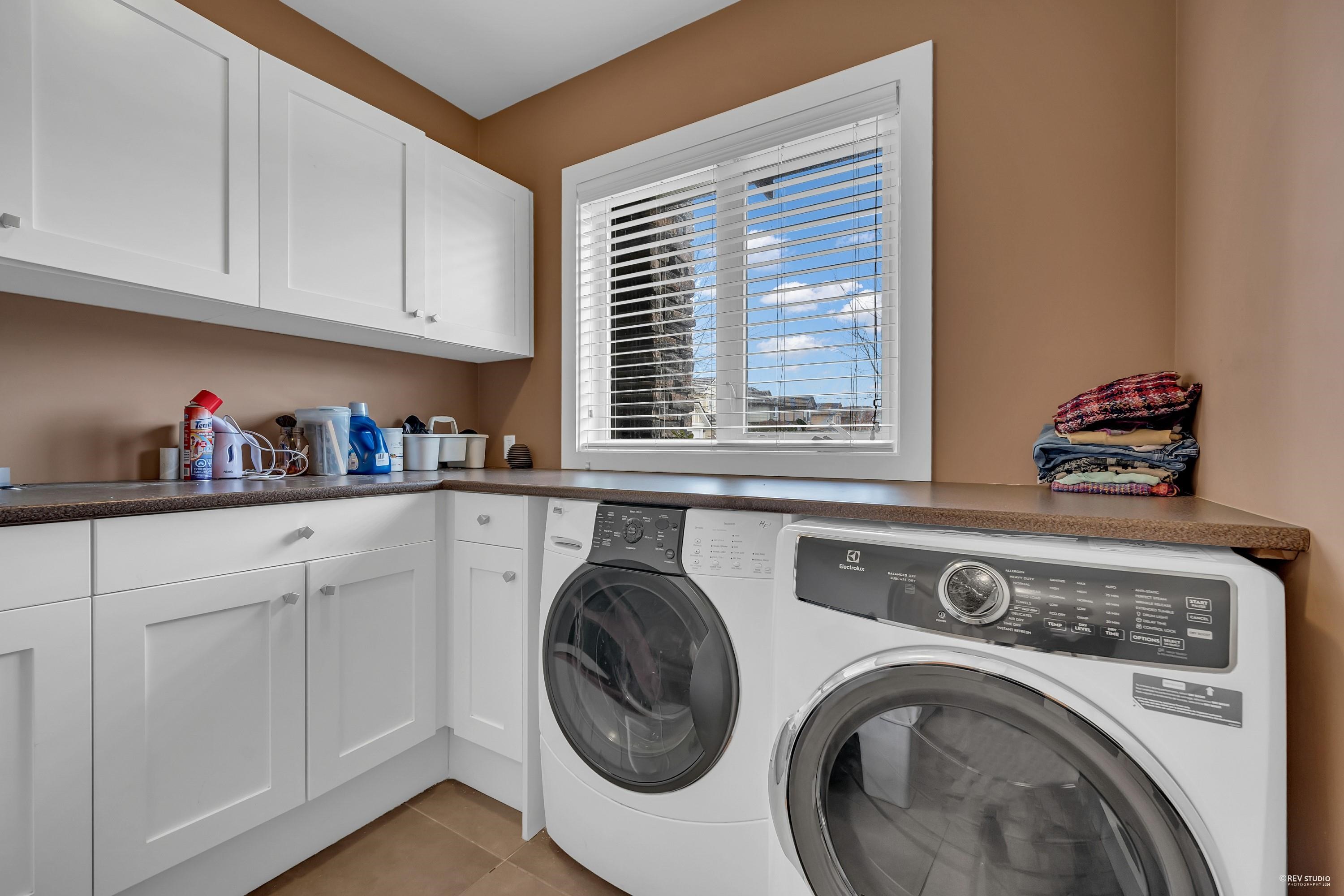 Separate laundry room on main level