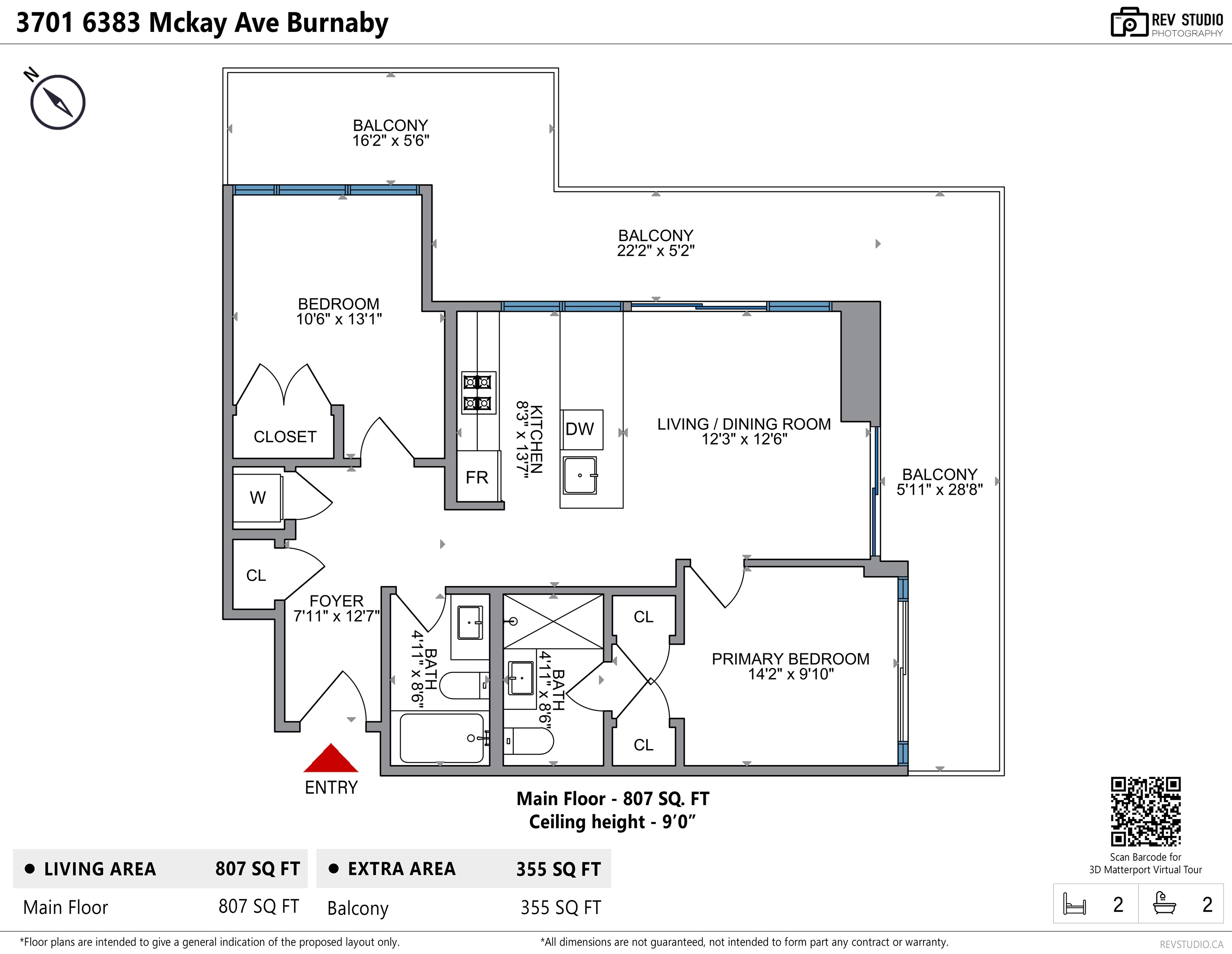 3701-6383 MCKAY AVENUE, Burnaby, British Columbia, 2 Bedrooms Bedrooms, ,2 BathroomsBathrooms,Residential Attached,For Sale,R2847631