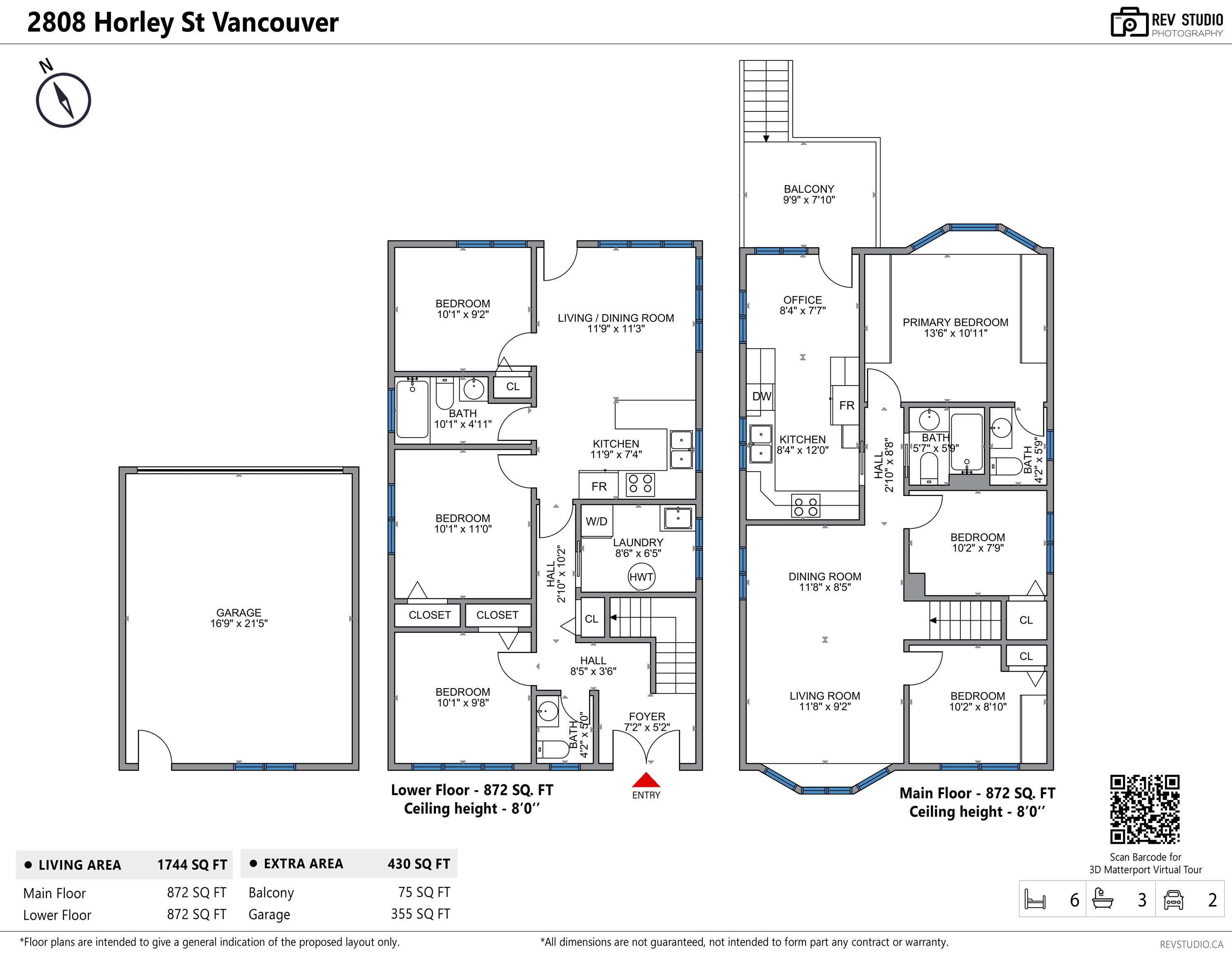 2808 HORLEY STREET, Vancouver, British Columbia, 6 Bedrooms Bedrooms, ,3 BathroomsBathrooms,Residential Detached,For Sale,R2848854