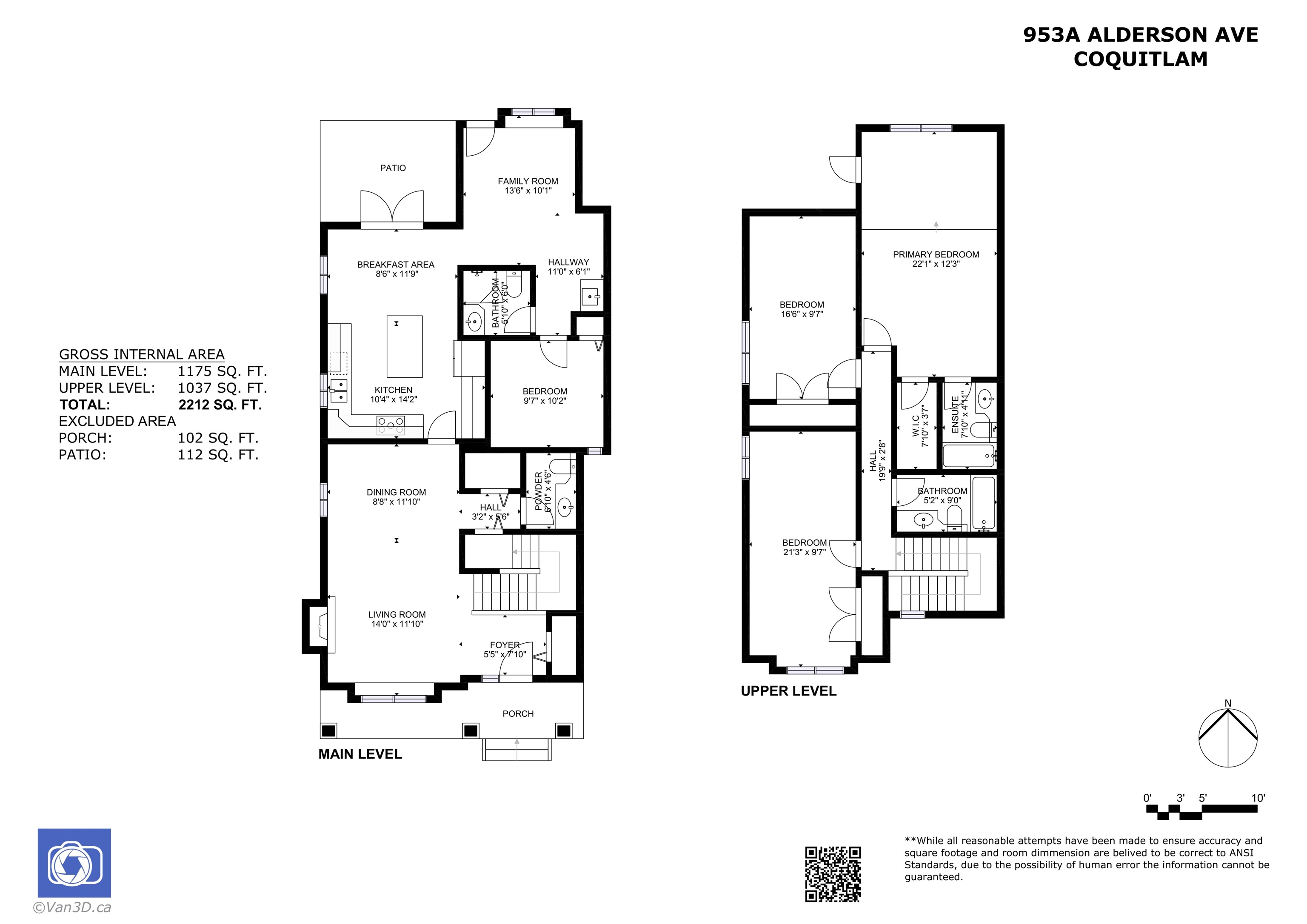 953A ALDERSON AVENUE, Coquitlam, British Columbia 1/2 Duplex, 4 Bedrooms, 4 Bathrooms, Residential Attached,For Sale, MLS-R2850645