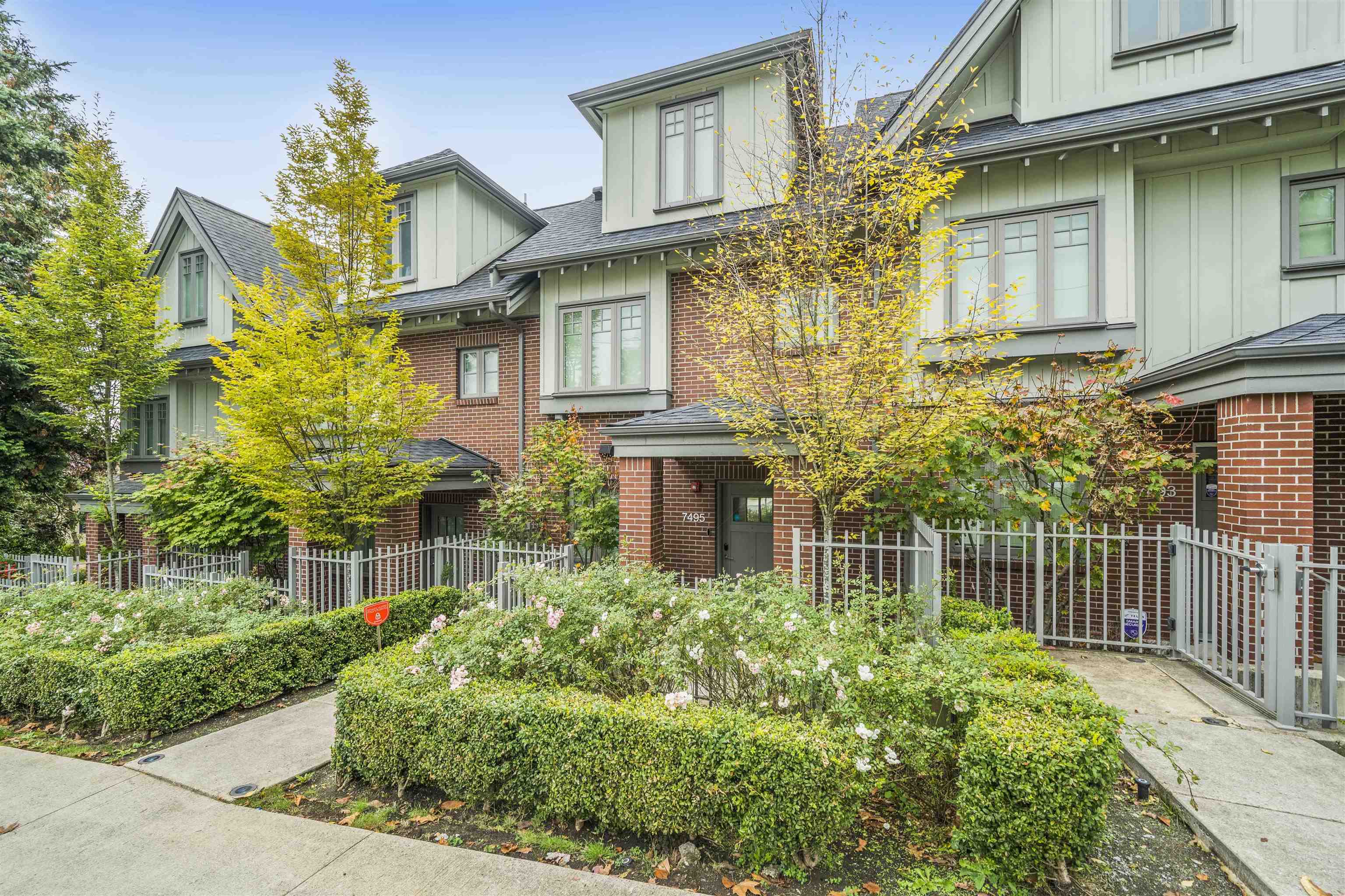 7495 GRANVILLE STREET, Vancouver, British Columbia Townhouse, 3 Bedrooms, 3 Bathrooms, Residential Attached,For Sale, MLS-R2851085, Richmond Condo for Sale