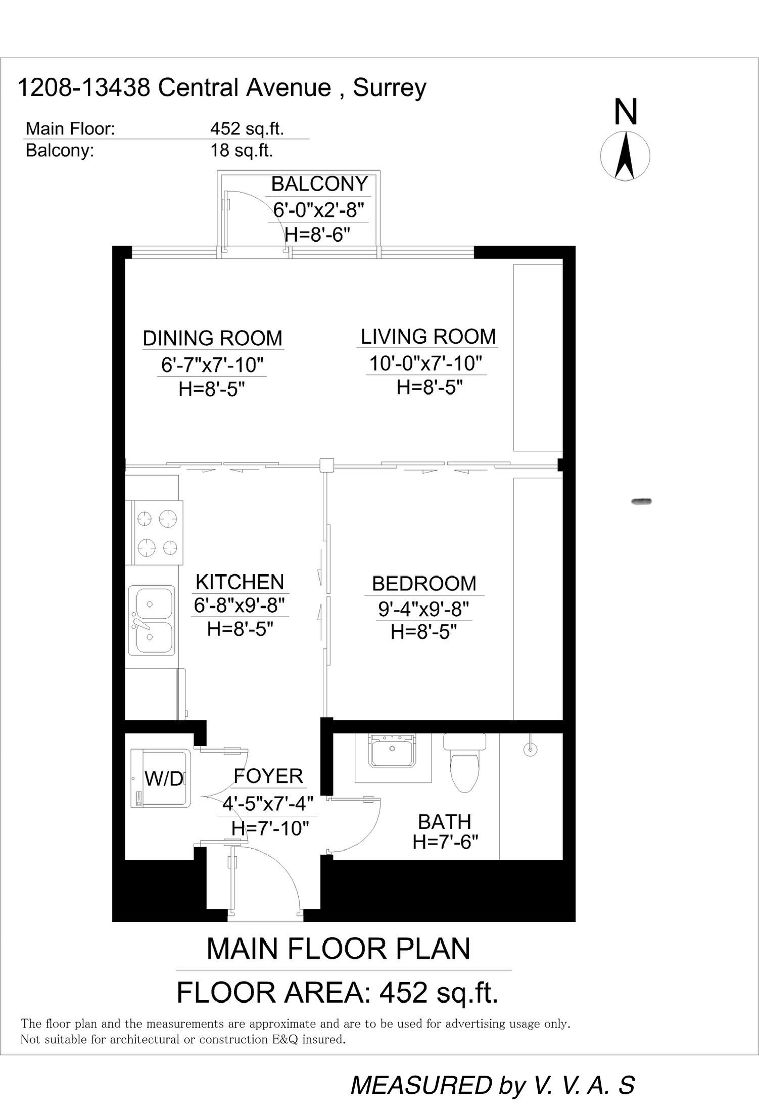 1208-13438 CENTRAL AVENUE, Surrey, British Columbia Apartment/Condo, 1 Bedroom, 1 Bathroom, Residential Attached,For Sale, MLS-R2851143