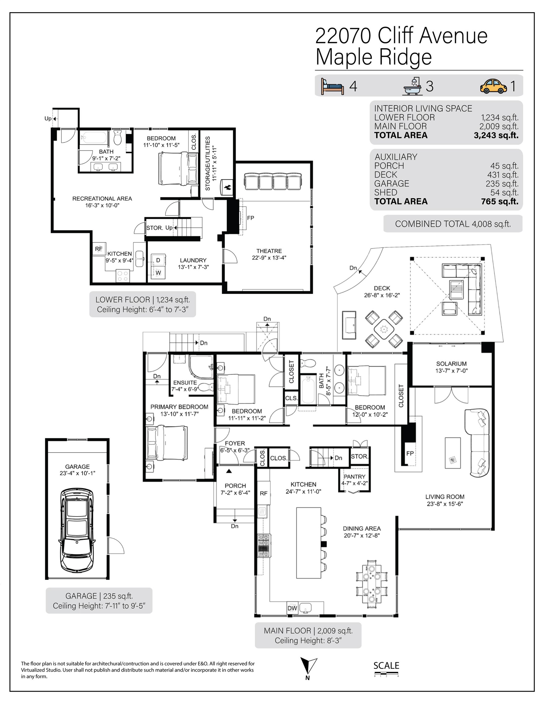 22070 CLIFF AVENUE, Maple Ridge, British Columbia, 4 Bedrooms Bedrooms, ,3 BathroomsBathrooms,Residential Detached,For Sale,R2852821