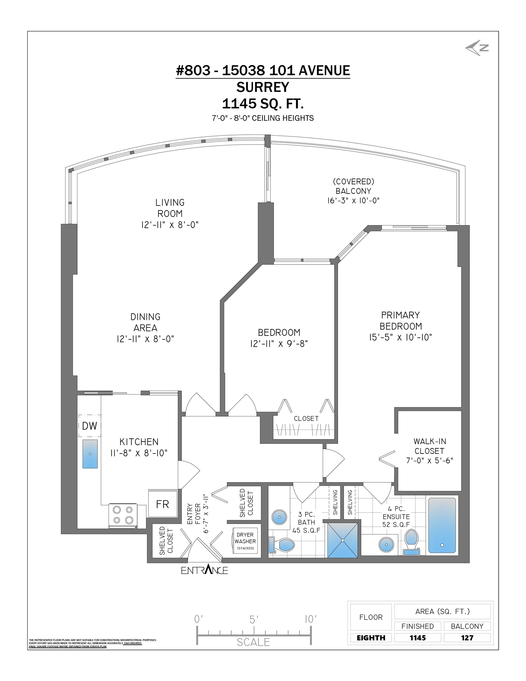 803-15038 101 AVENUE, Surrey, British Columbia, 2 Bedrooms Bedrooms, ,2 BathroomsBathrooms,Residential Attached,For Sale,R2856125