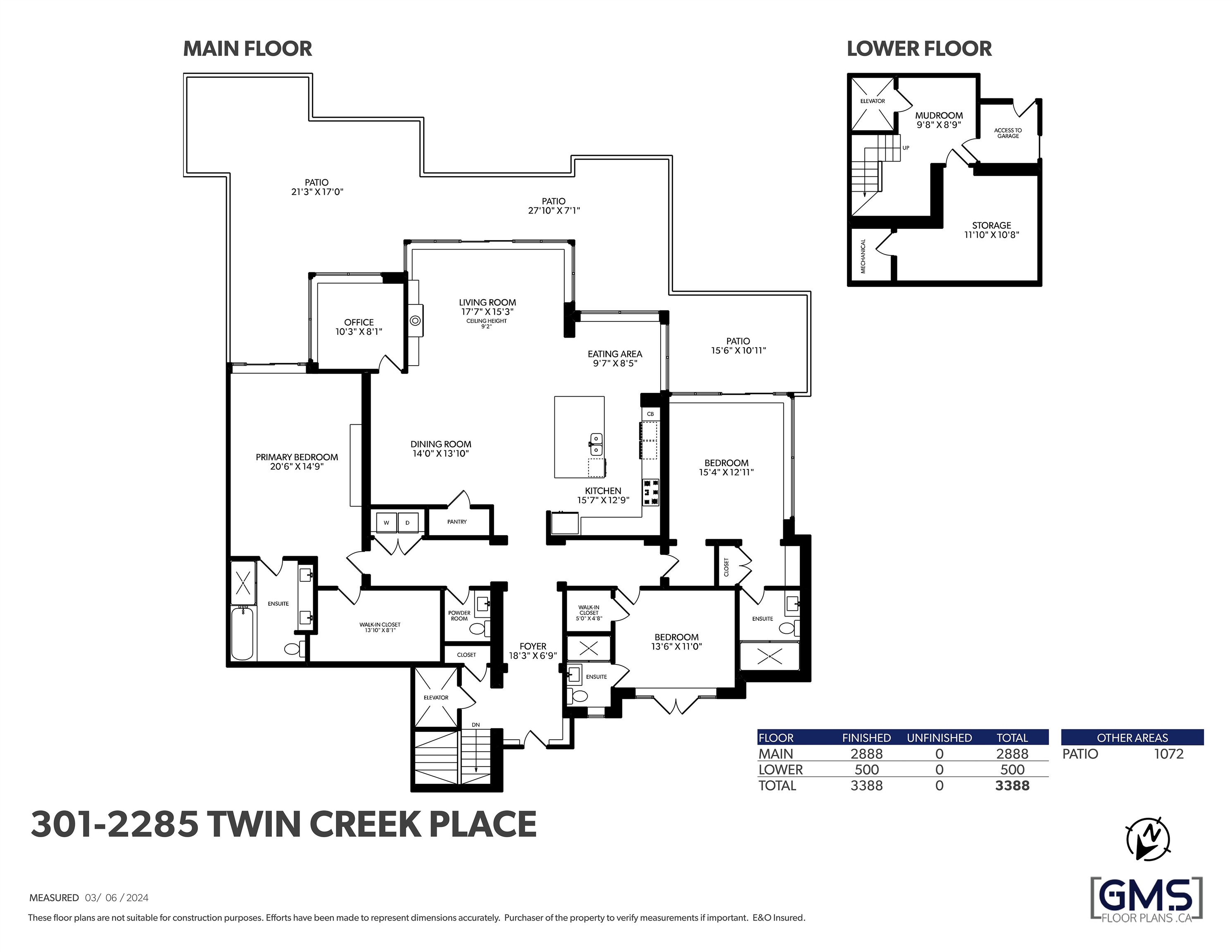 Listing image of 301 2285 TWIN CREEK PLACE