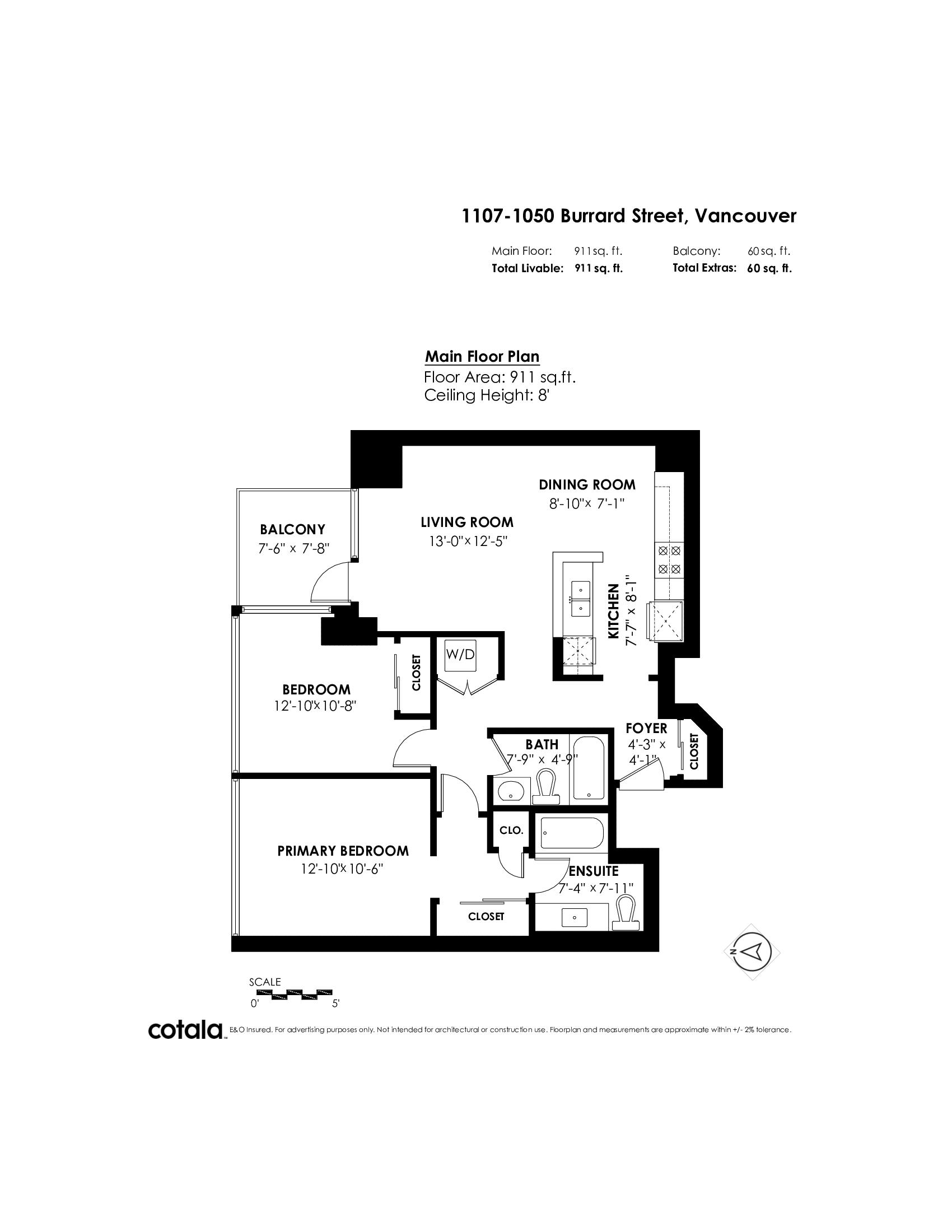 1050 BURRARD, Vancouver, British Columbia V6Z 2S3, 2 Bedrooms Bedrooms, ,2 BathroomsBathrooms,Residential Attached,For Sale,BURRARD,R2857680