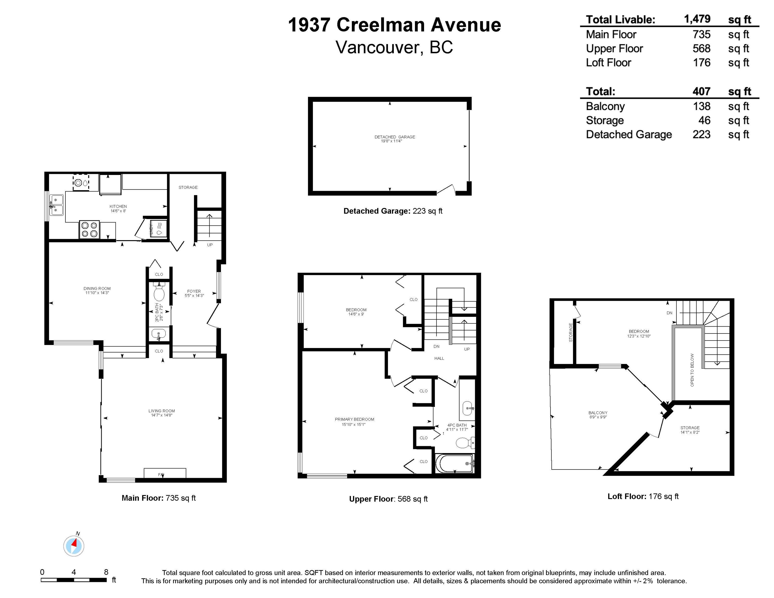 1937 CREELMAN, Vancouver, British Columbia V6J 1B8, 3 Bedrooms Bedrooms, ,1 BathroomBathrooms,Residential Attached,For Sale,CREELMAN,R2859053