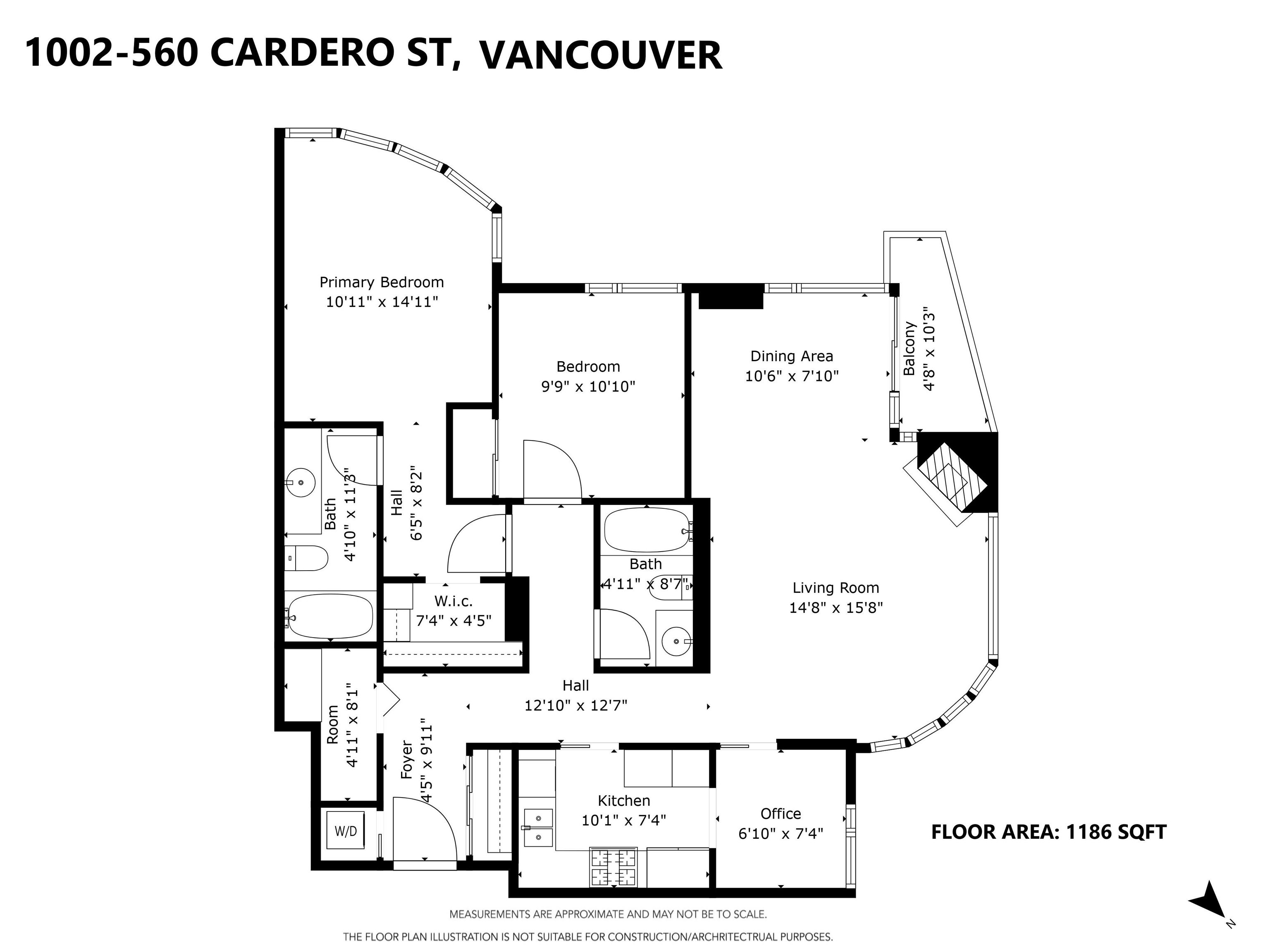560 CARDERO, Vancouver, British Columbia V6G 3E9, 2 Bedrooms Bedrooms, ,2 BathroomsBathrooms,Residential Attached,For Sale,CARDERO,R2859861