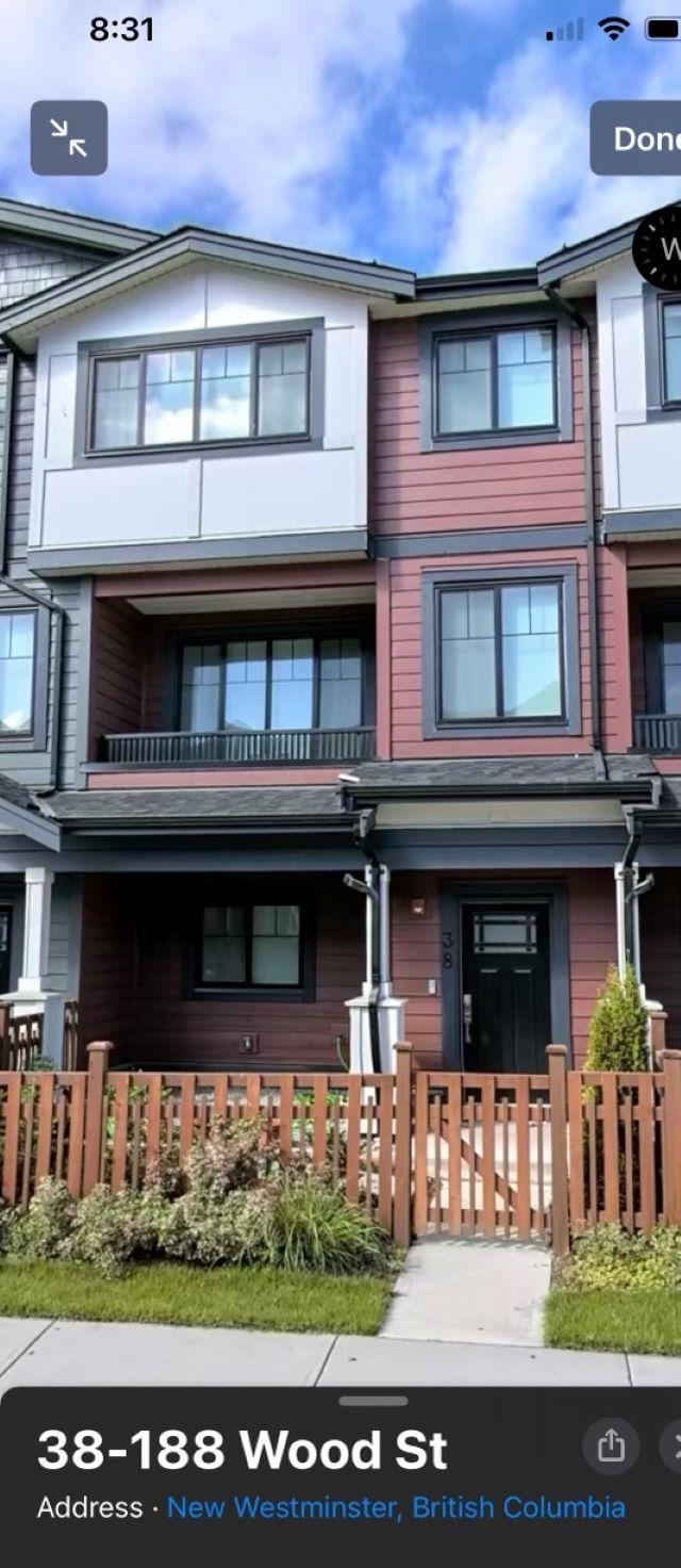 38-188 WOOD STREET, New Westminster, British Columbia, 3 Bedrooms Bedrooms, ,3 BathroomsBathrooms,Residential Attached,For Sale,R2860034
