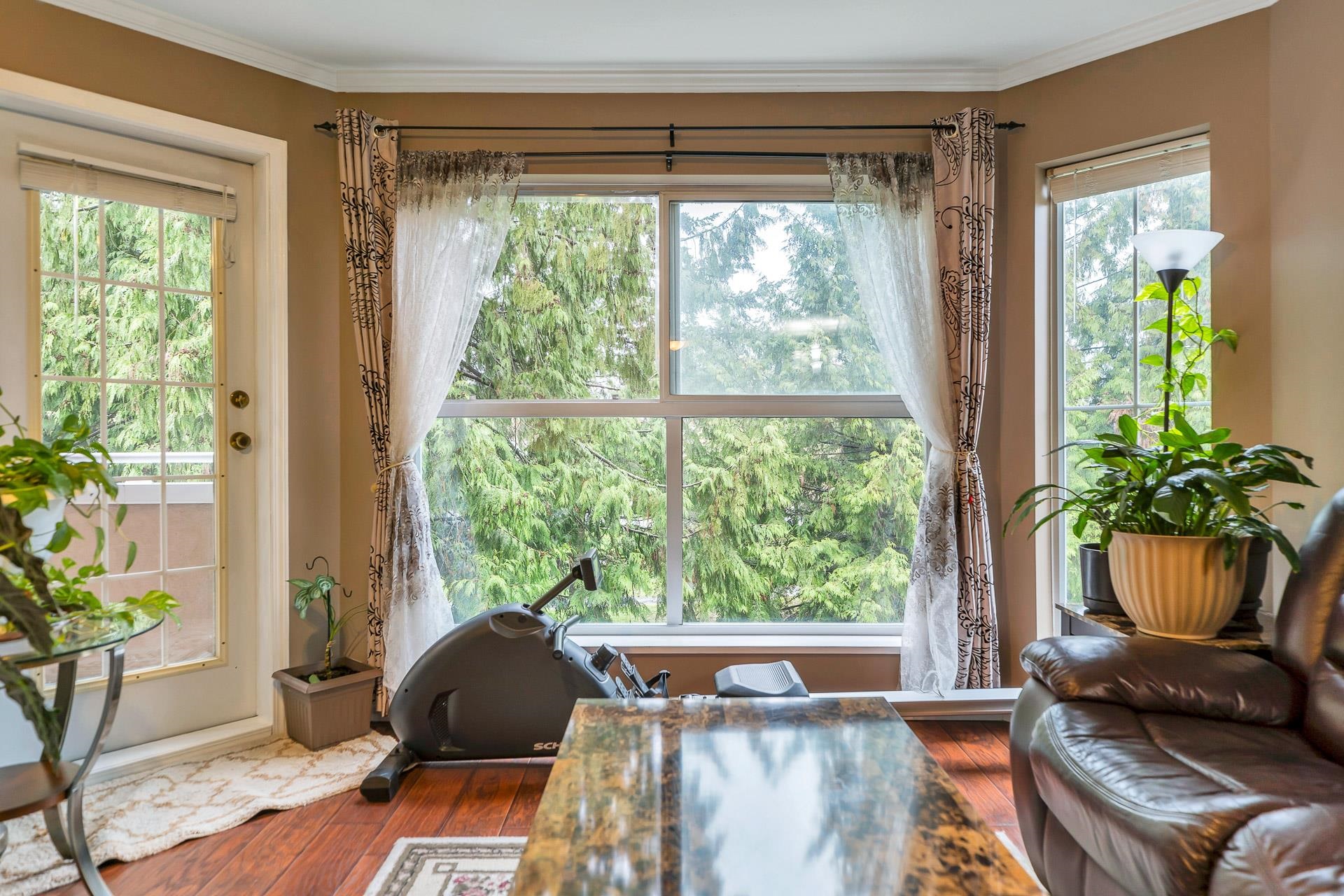 has massive windows that drench the home in natural light