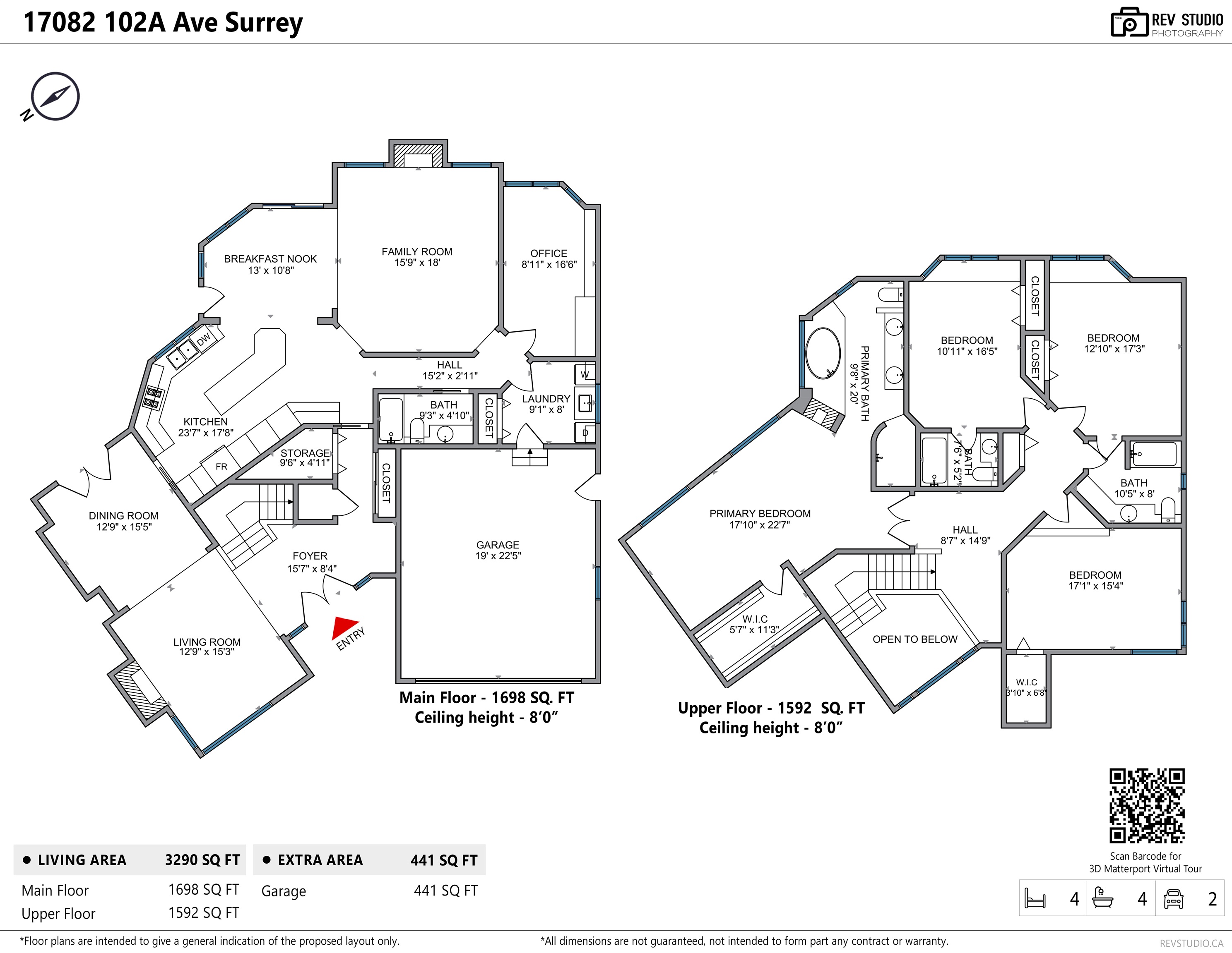 17082 102A AVENUE, Surrey, British Columbia V4N 3L1, 4 Bedrooms Bedrooms, ,4 BathroomsBathrooms,Residential Detached,For Sale,R2862334