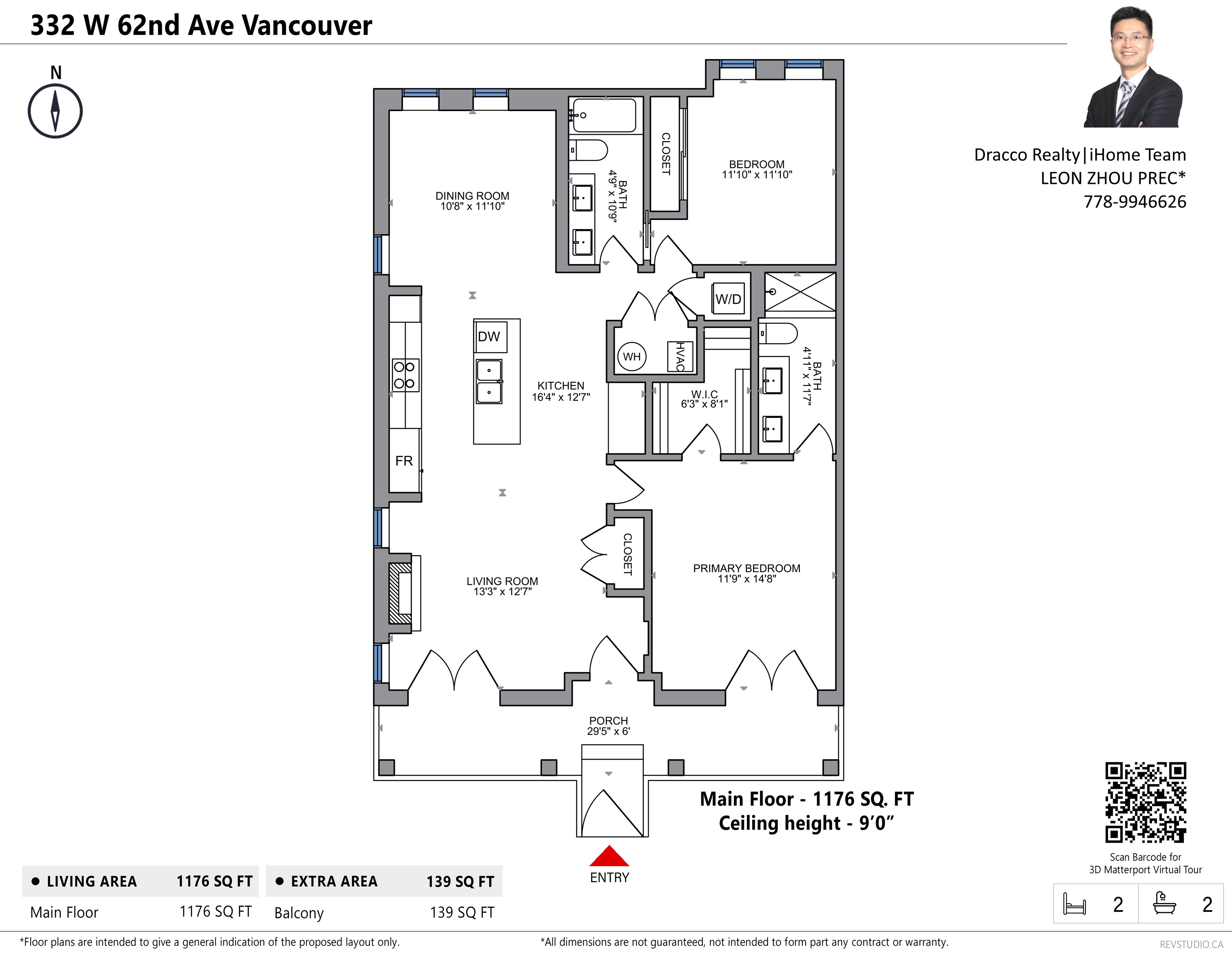 332 W62ND AVENUE, Vancouver, British Columbia, 2 Bedrooms Bedrooms, ,2 BathroomsBathrooms,Residential Attached,For Sale,R2862908