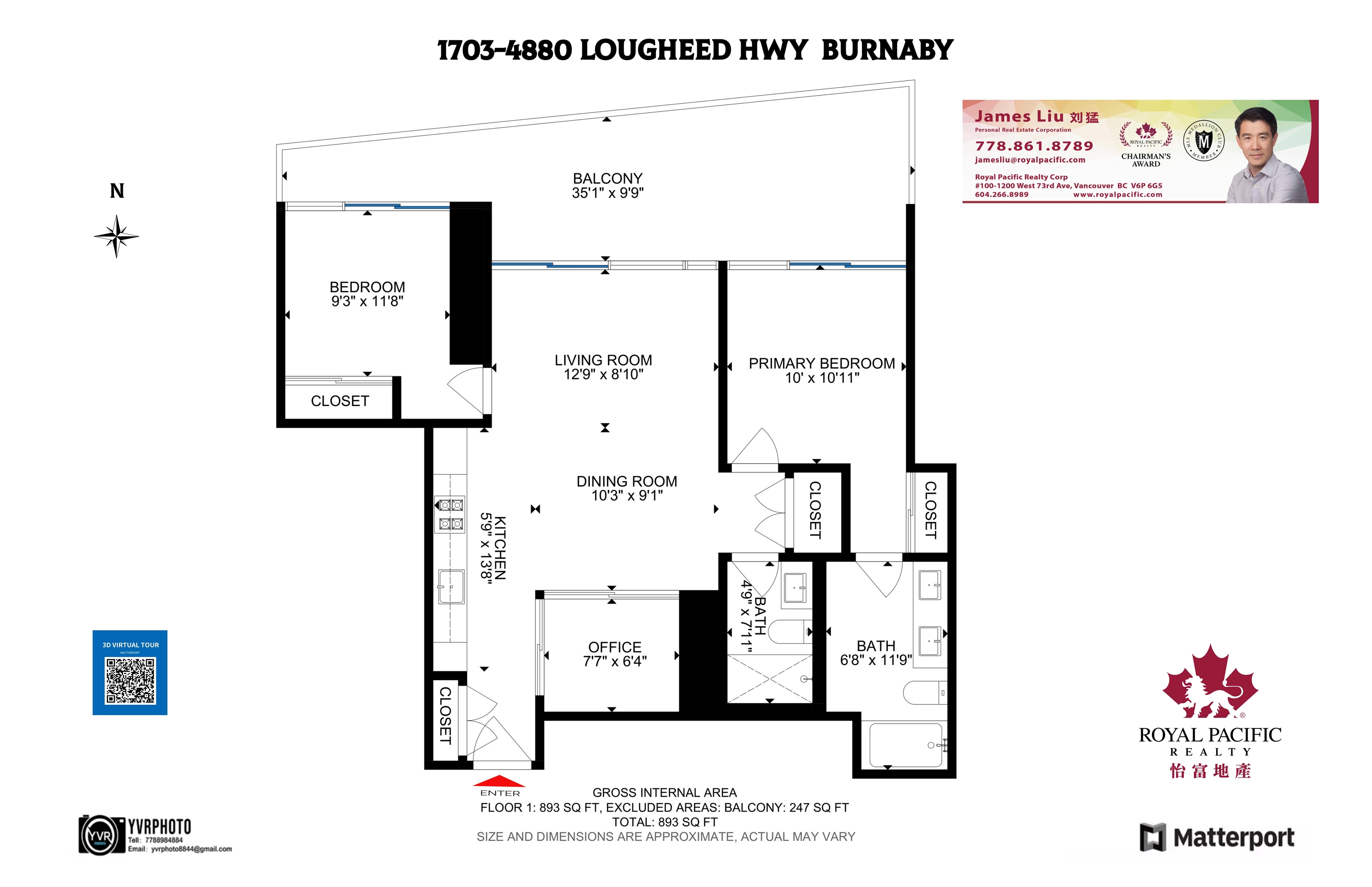 1703-4880 LOUGHEED HIGHWAY, Burnaby, British Columbia, 2 Bedrooms Bedrooms, ,2 BathroomsBathrooms,Residential Attached,For Sale,R2863909