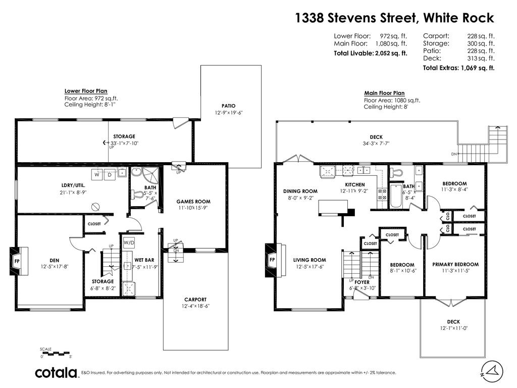 1338 STEVENS STREET, White Rock, British Columbia, 3 Bedrooms Bedrooms, ,2 BathroomsBathrooms,Residential Detached,For Sale,R2864334