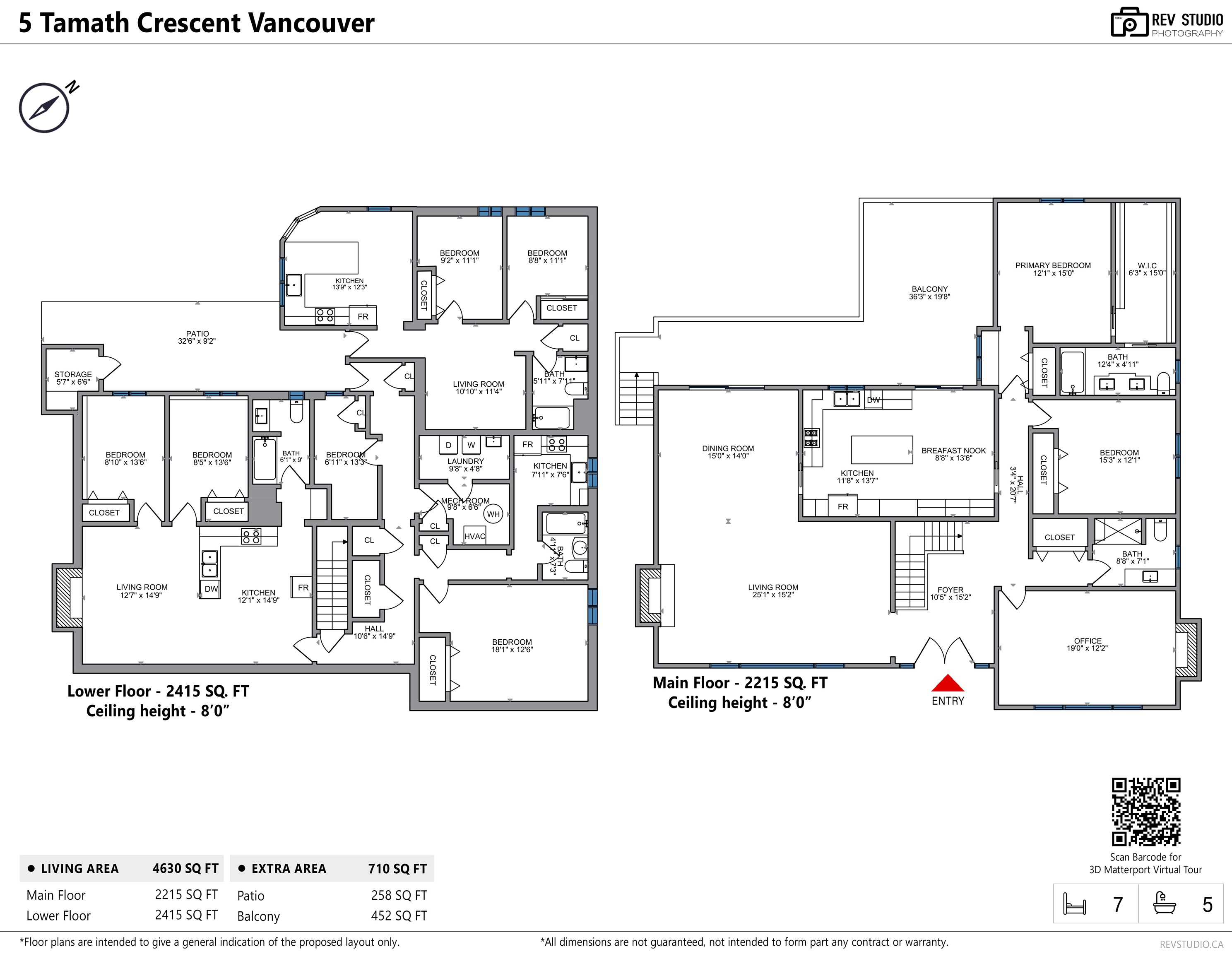 5 TAMATH CRESCENT, Vancouver, British Columbia, 9 Bedrooms Bedrooms, ,5 BathroomsBathrooms,Residential Detached,For Sale,R2865134